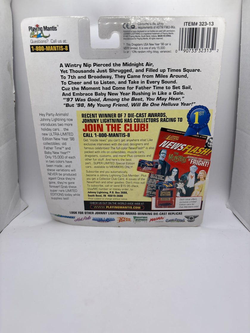 Johnny Lightning Baby New Year Diecast