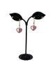 Broken heart earrings