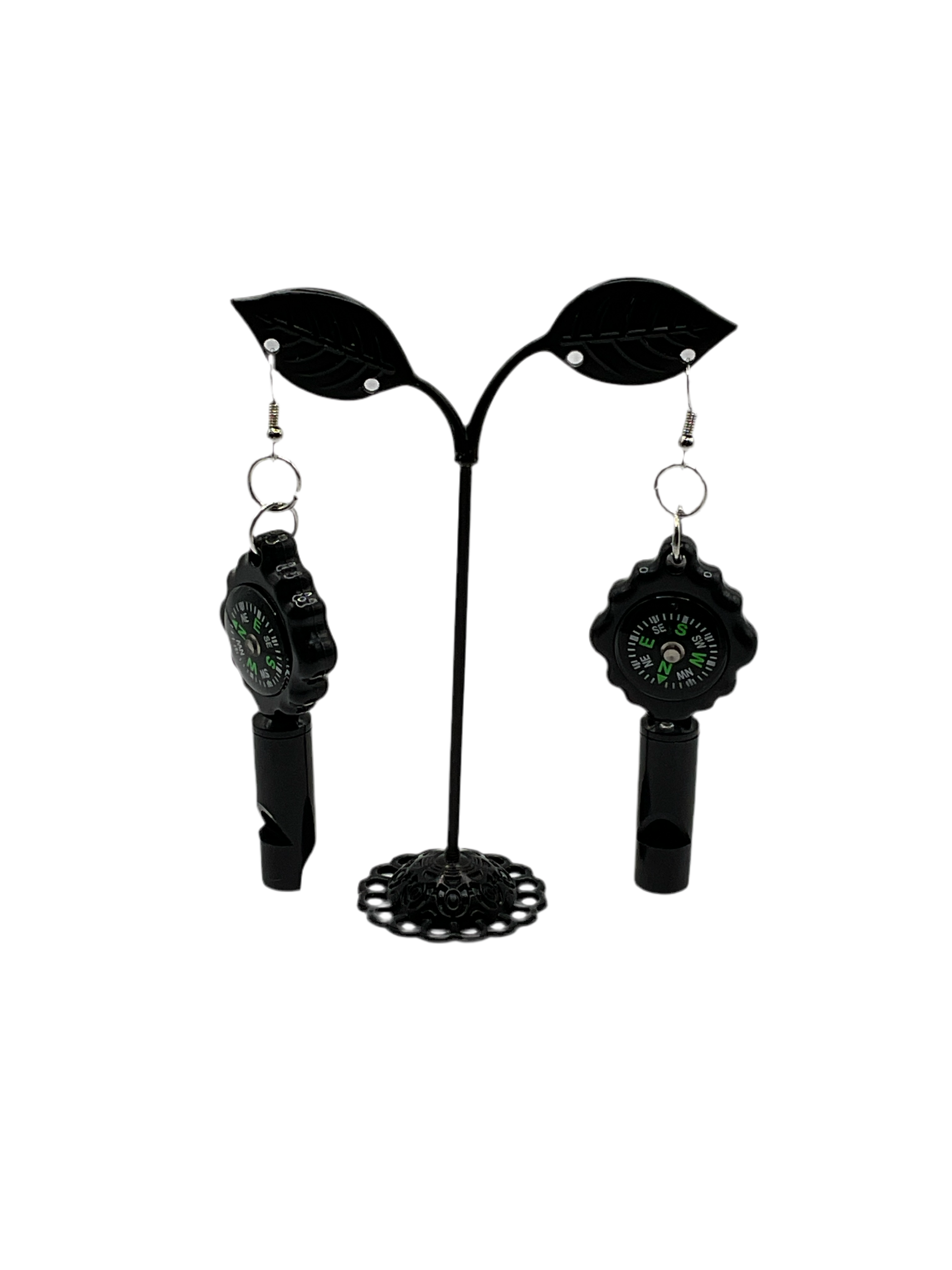 compass earrings