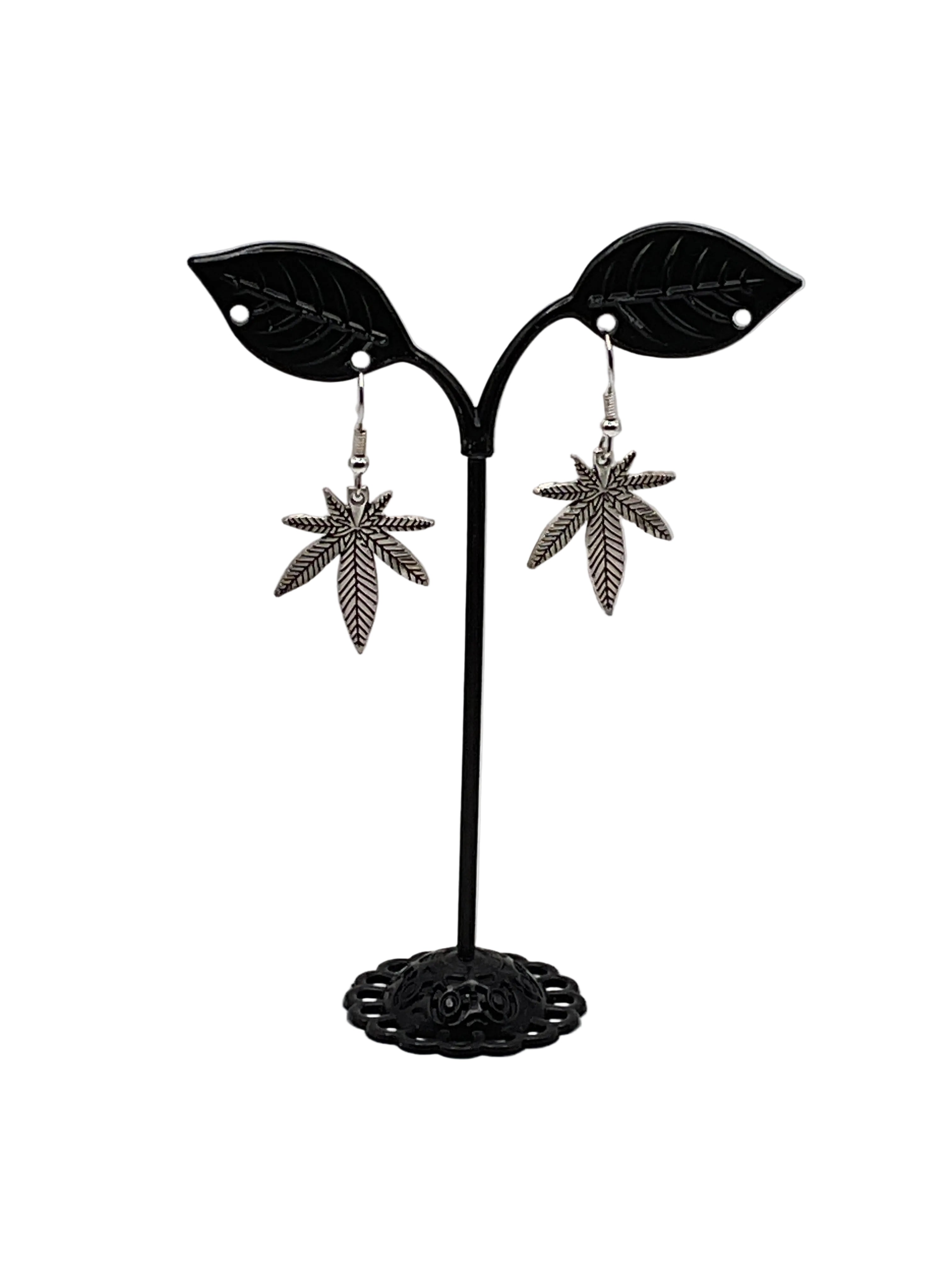 Marijuana Leaf Earrings