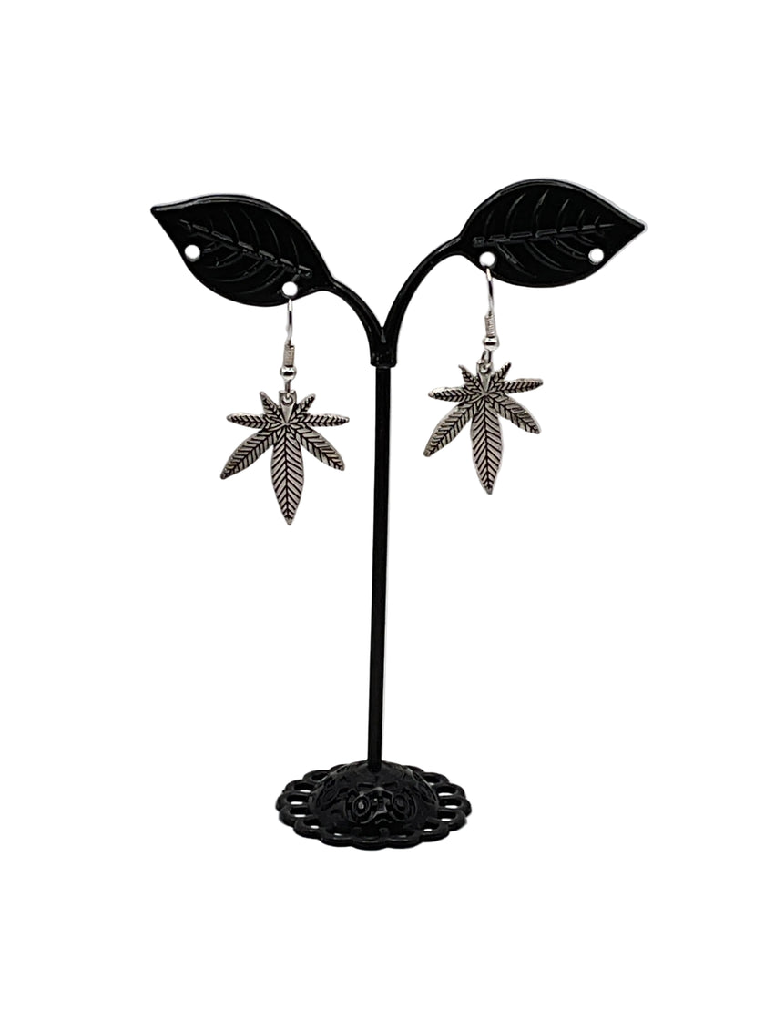 Marijuana Leaf Earrings
