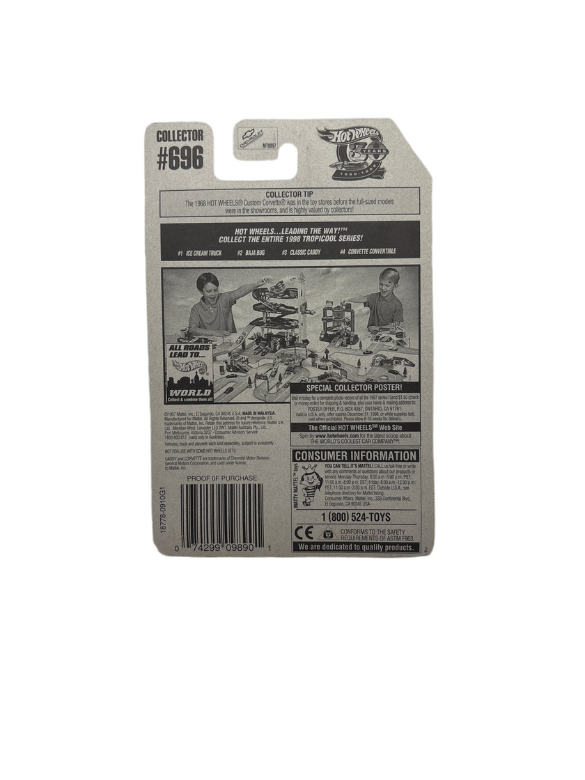 Hot Wheels Corvette Convertible Diecast