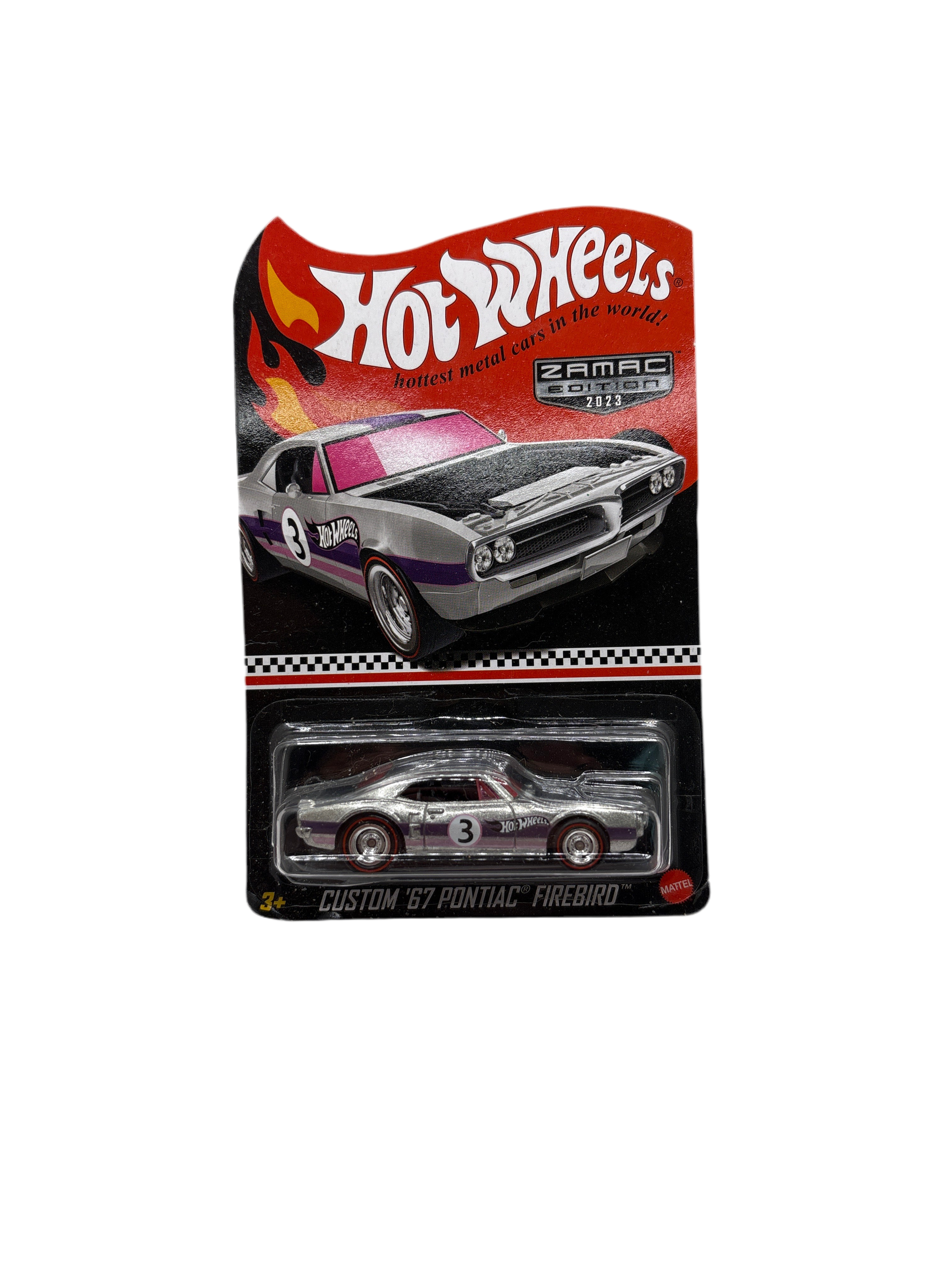 Hot Wheels Custom 67 Pontiac Firebird Diecast silver