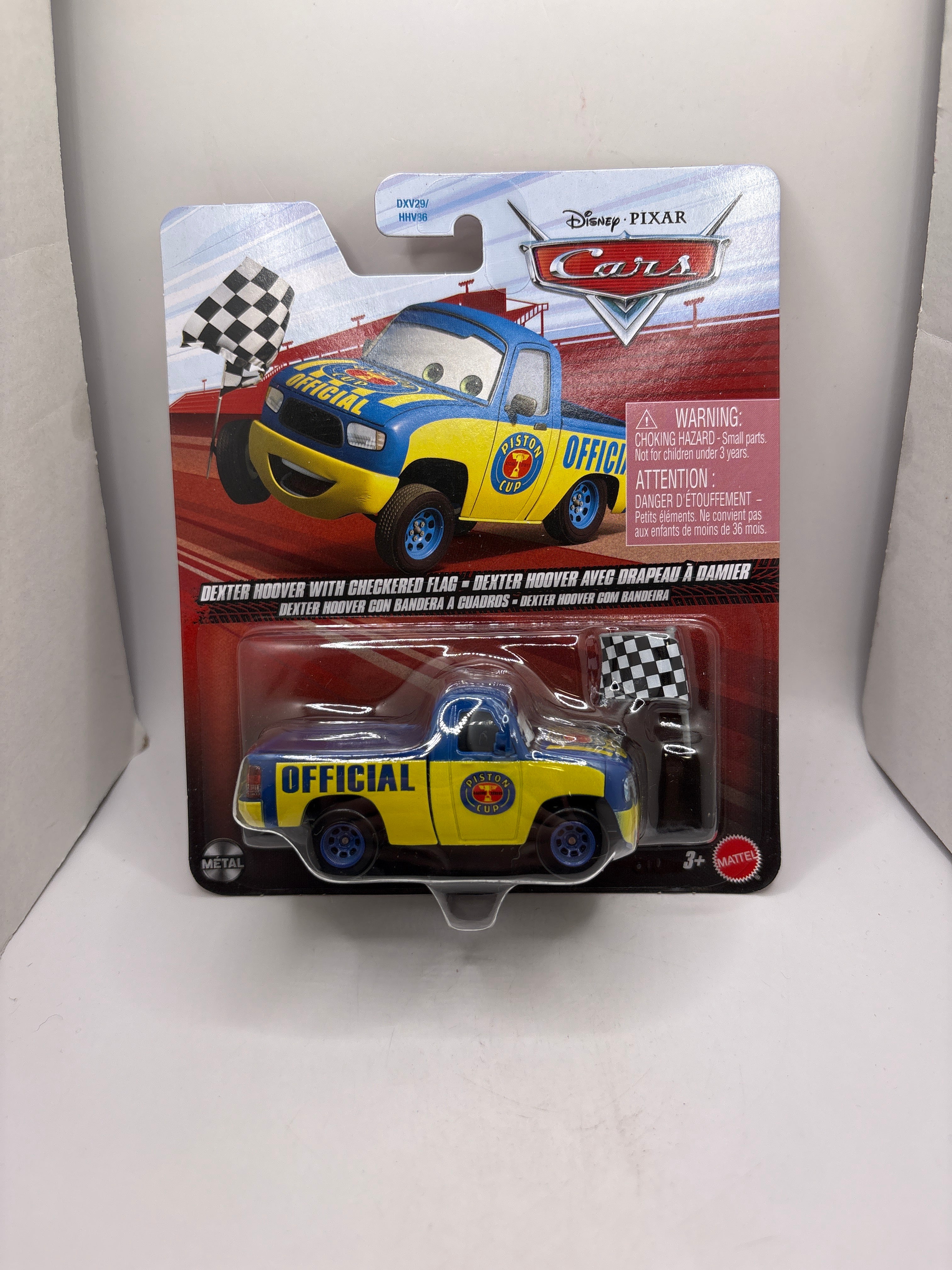 Disney Pixar Cars Dexter Hoover With Checkered Flag Diecast multi color