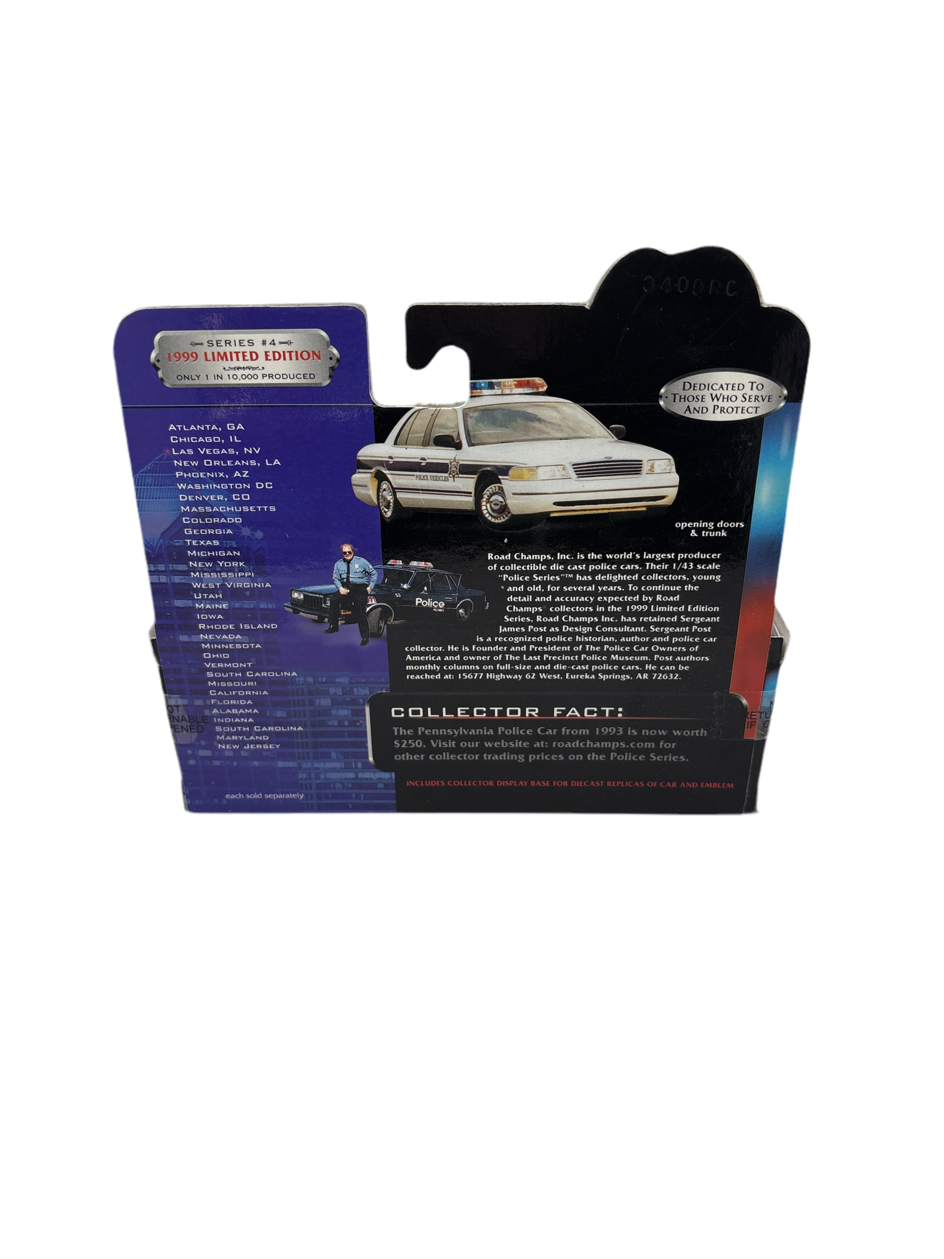 Road Champs Crown Victoria Diecast