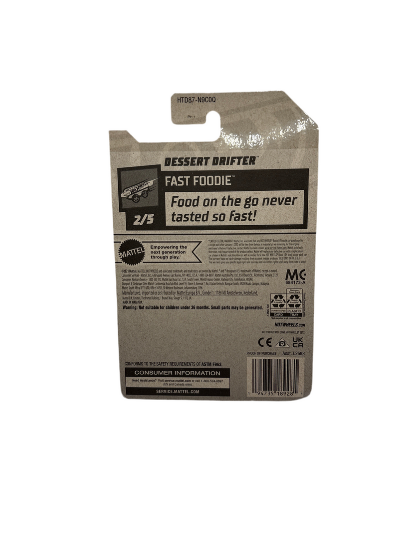 Hot Wheels Dessert Drifter Diecast