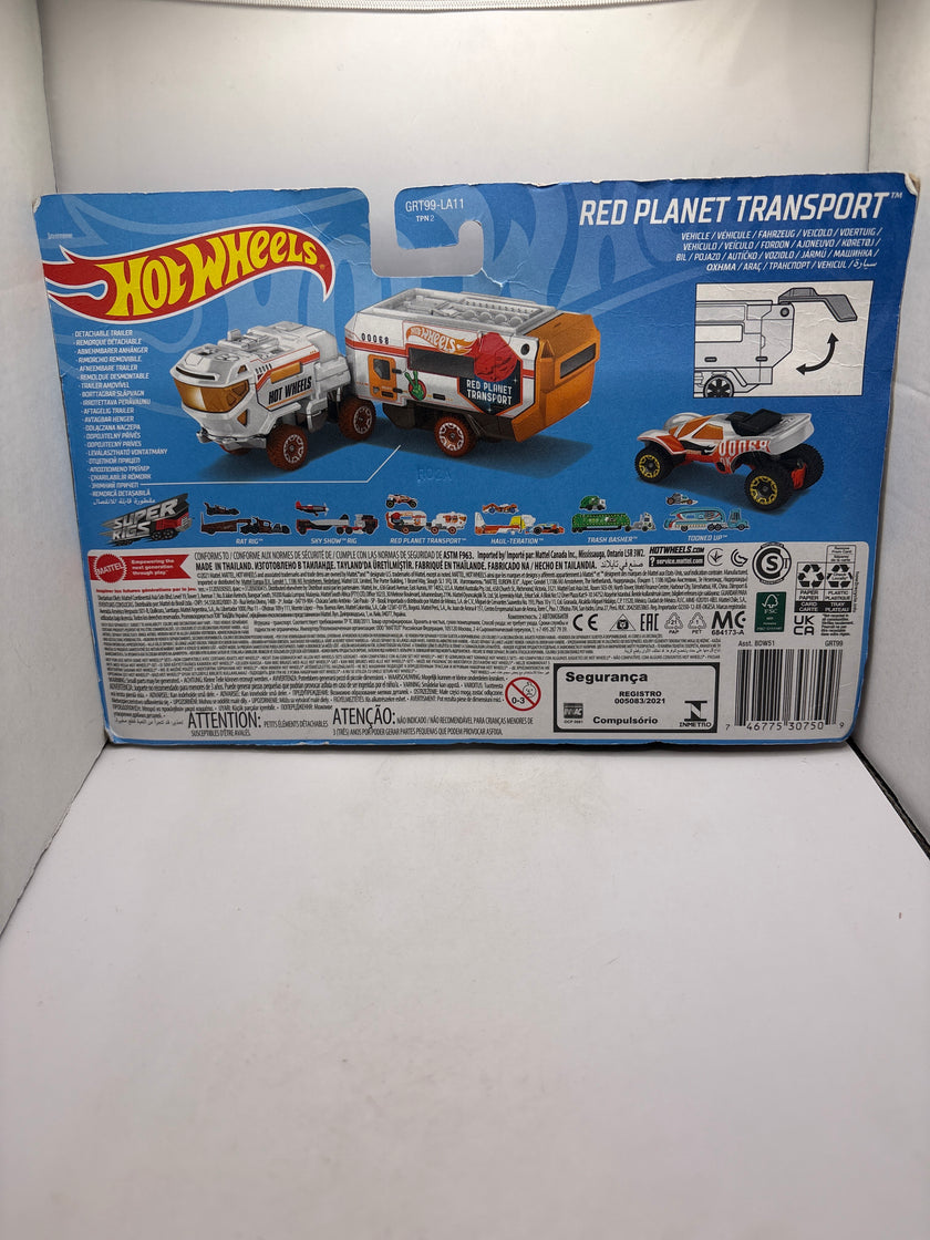 Hot Wheels Red Planet Transport Diecast