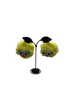 Yellow Fuzzy Critter earrings