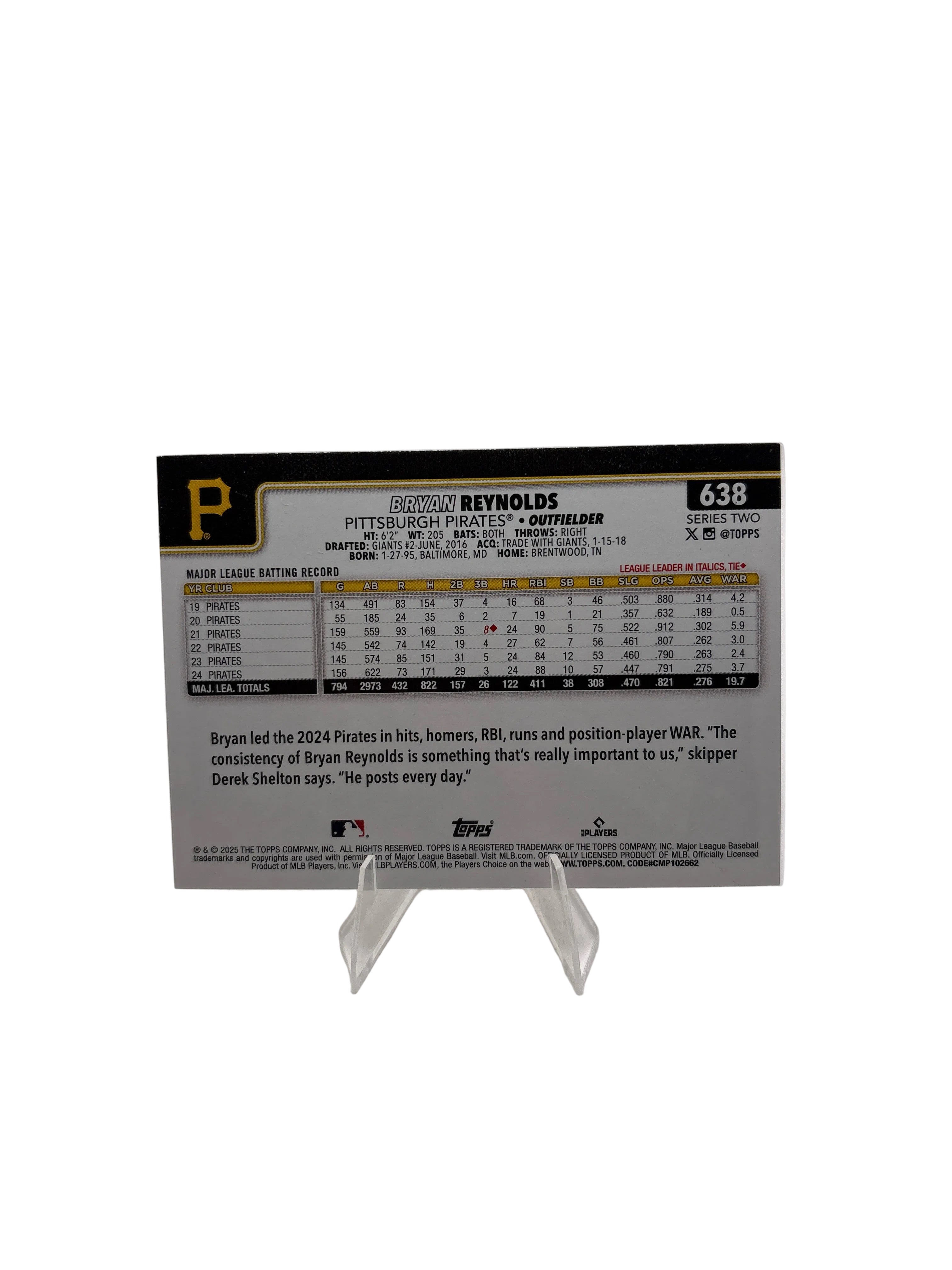 Topps Bryan Reynolds