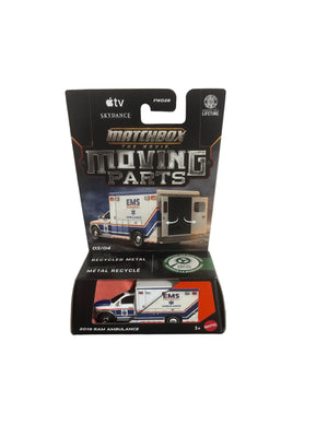 Matchbox 2019 Ram Ambulance Diecast blue