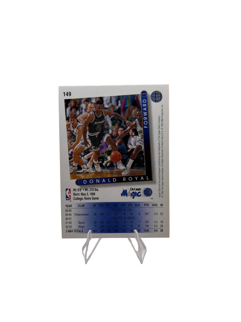 Upper Deck Donald Royal