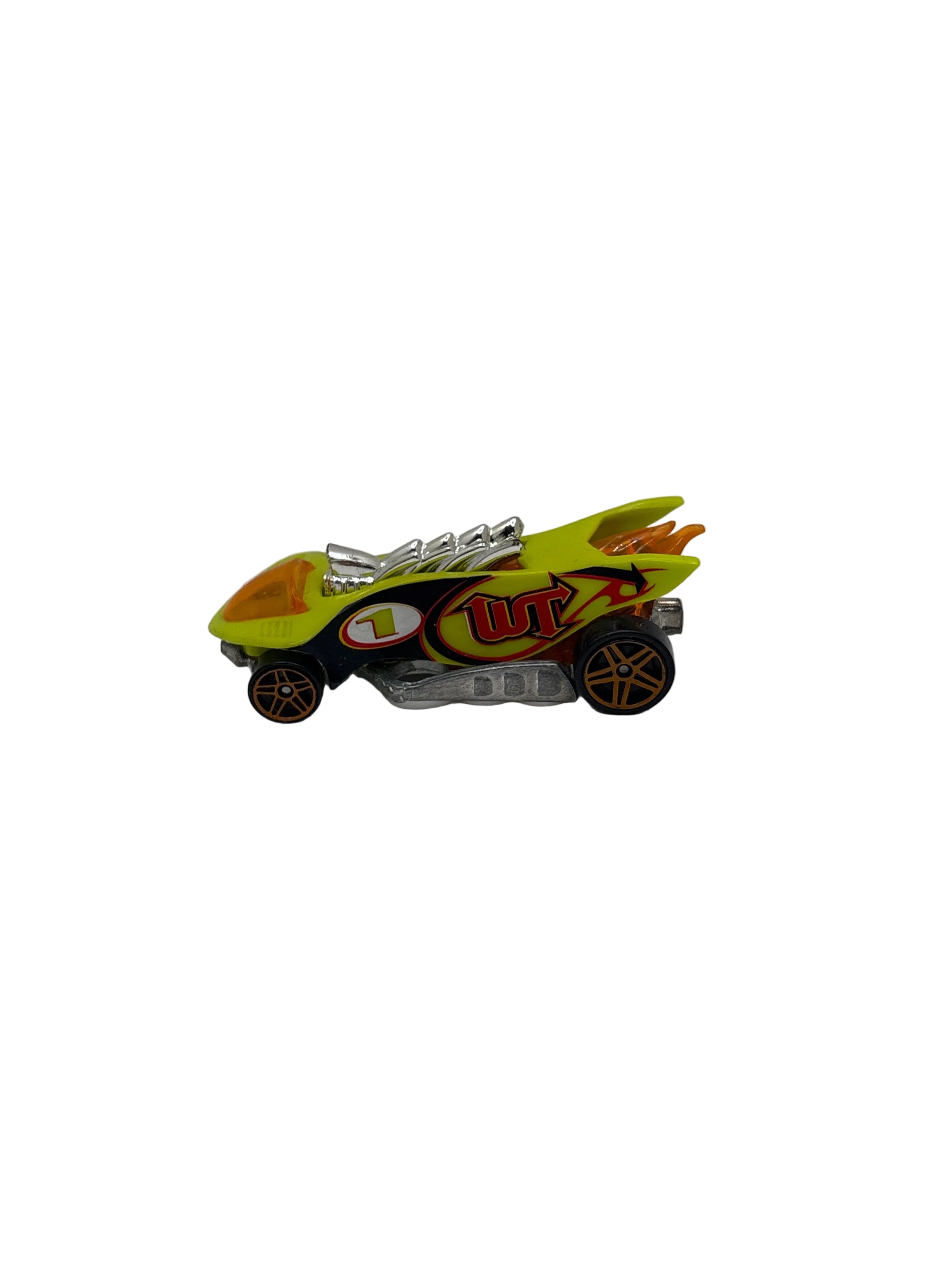 Hot Wheels Turbo Flame Diecast yellow
