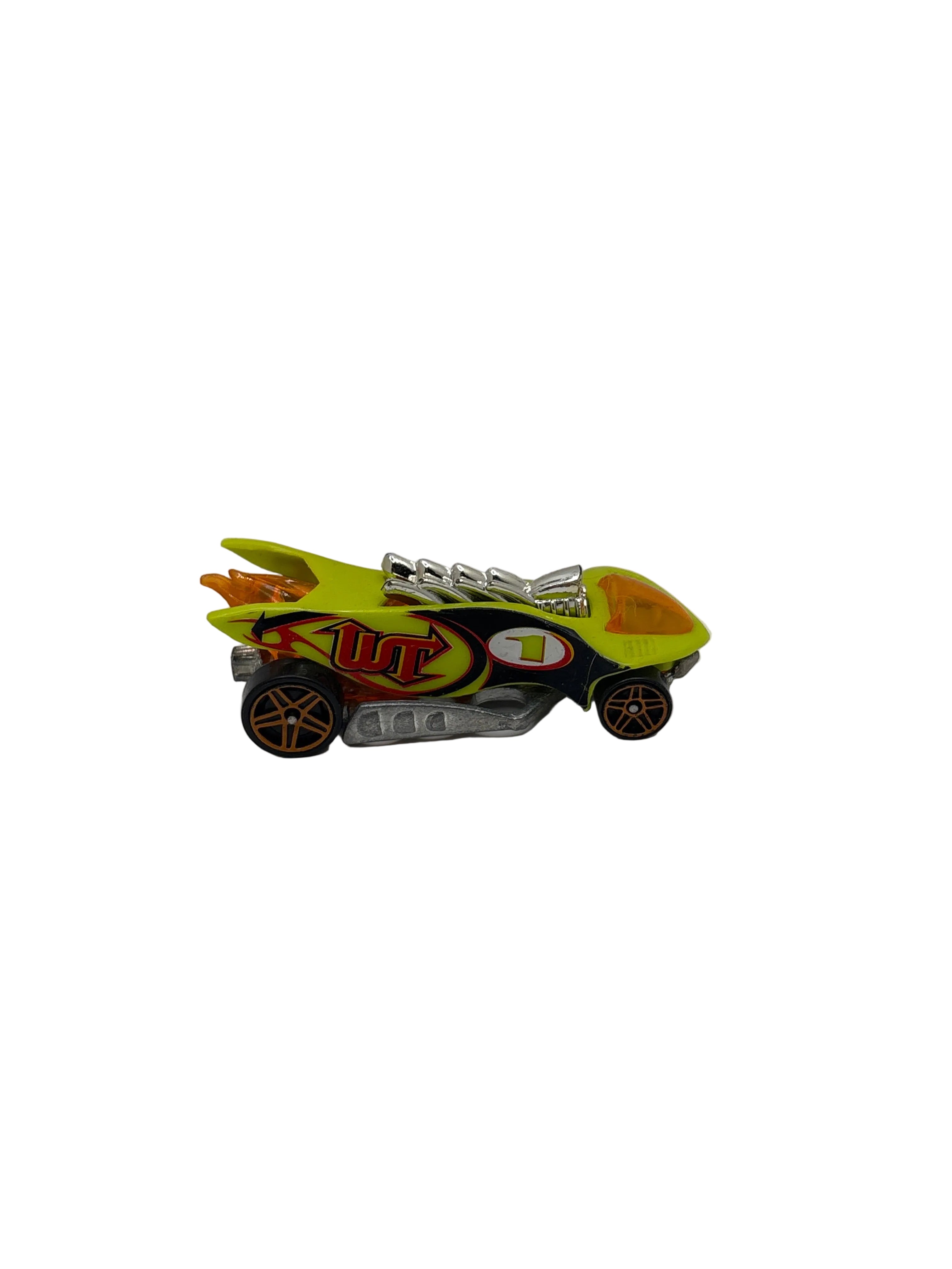 Hot Wheels Turbo Flame Diecast yellow