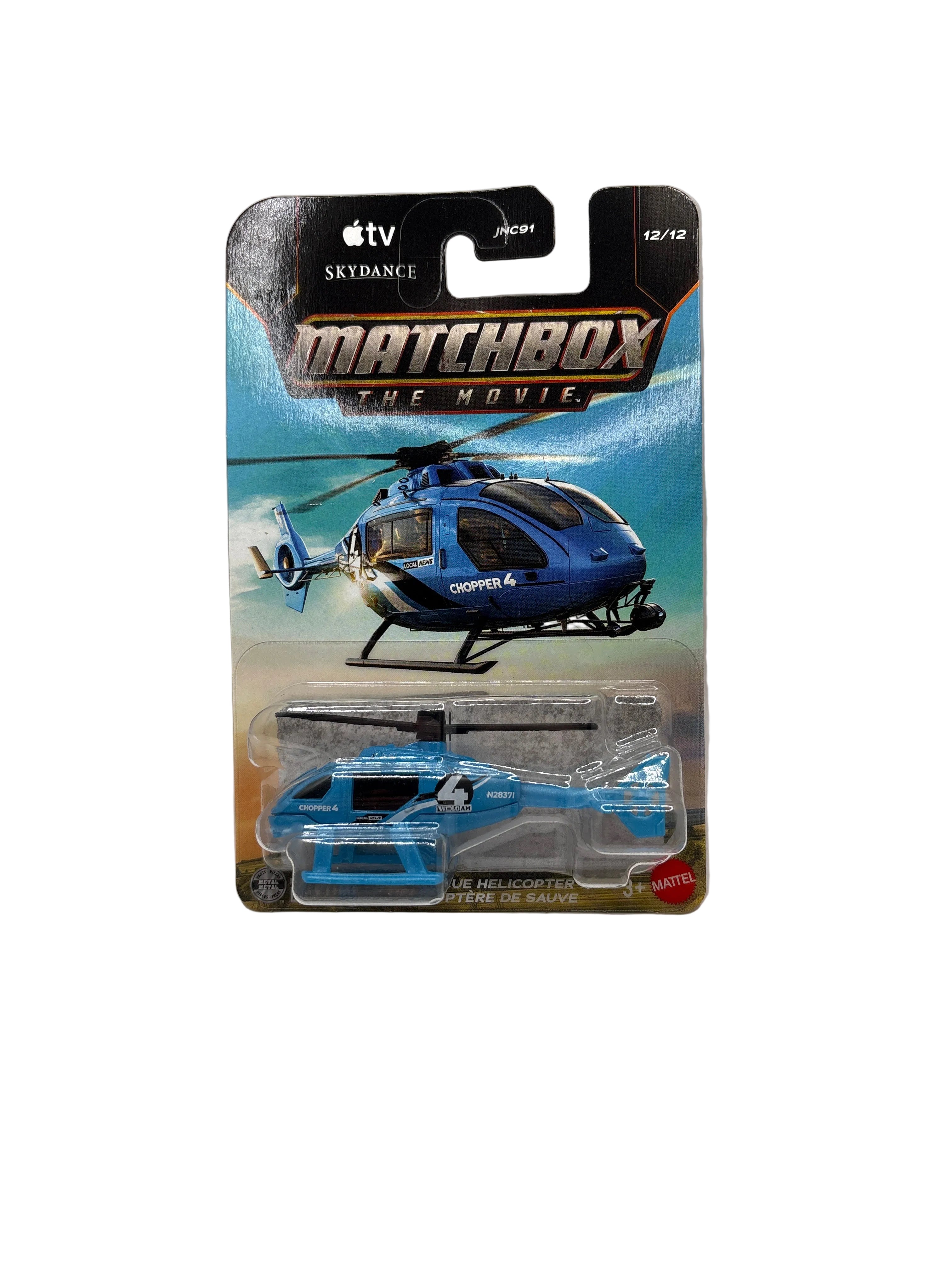 Matchbox MBX Rescue Helicopter Diecast blue