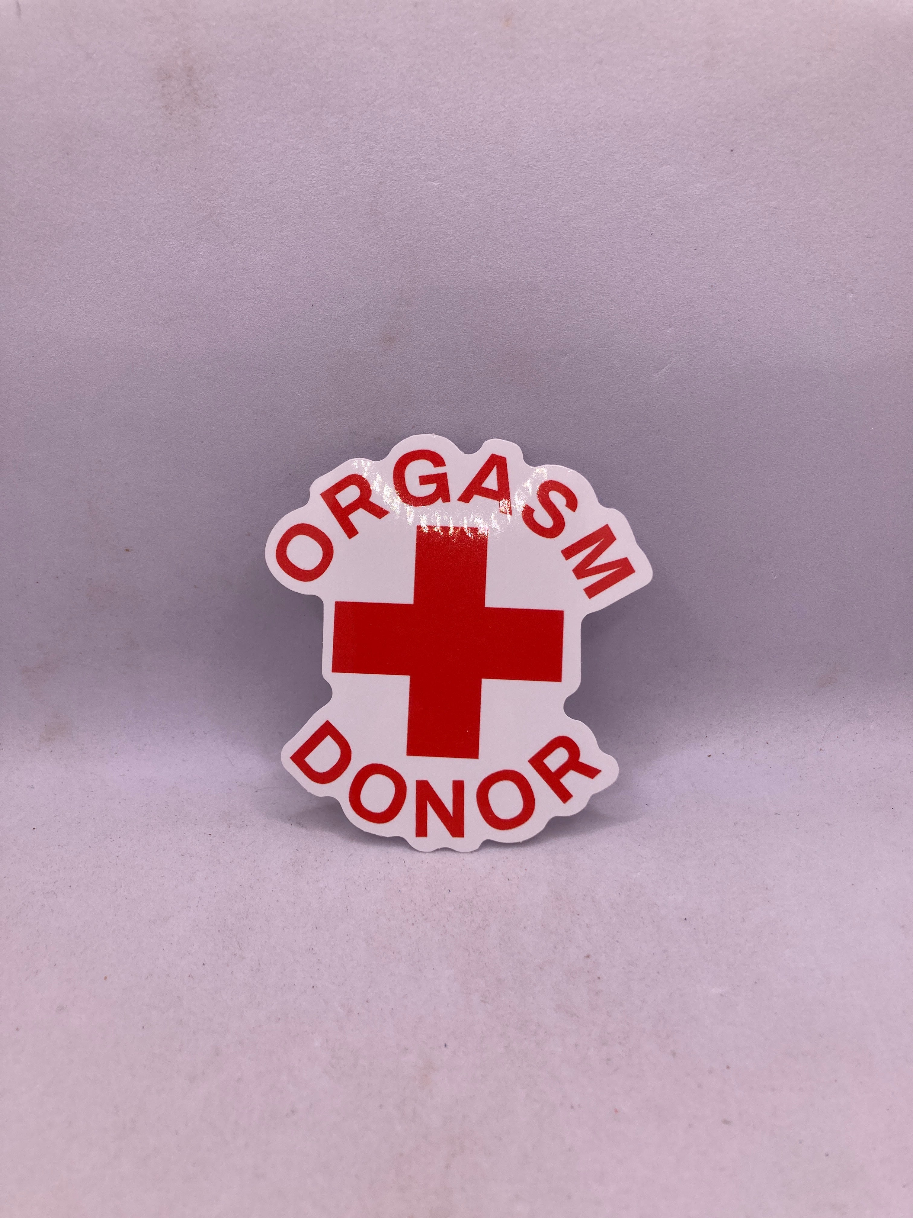 Orgasm Donor Sticker