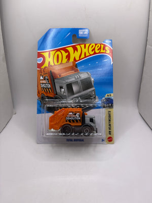 Hot Wheels Total Disposal Diecast gray