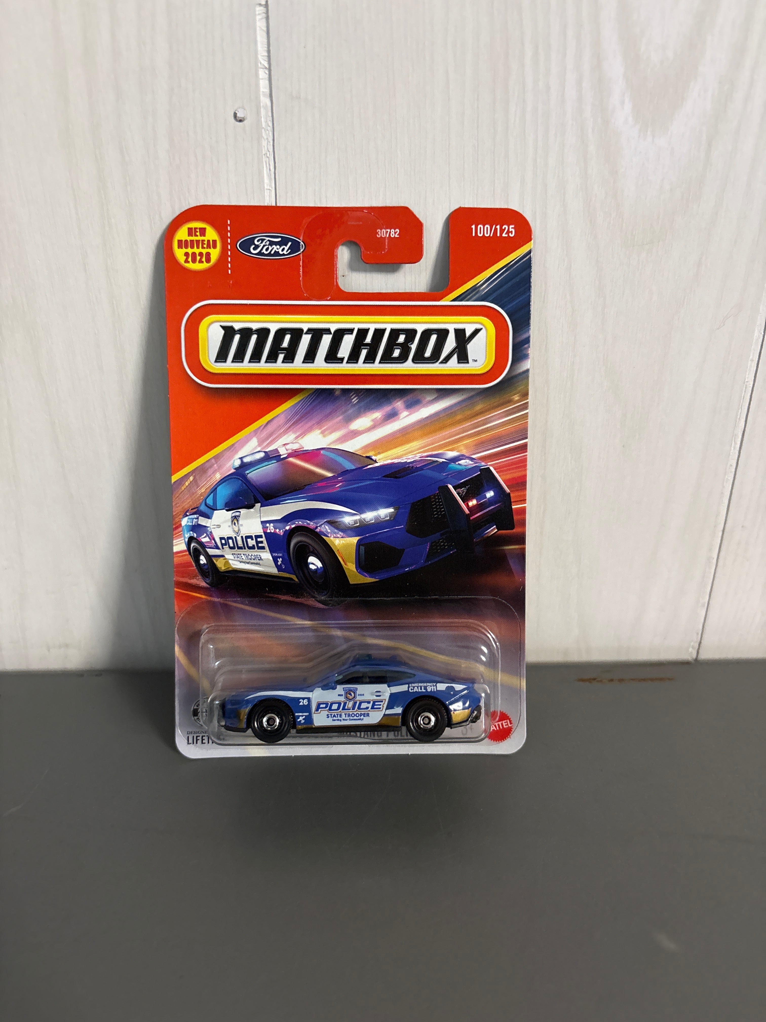 Matchbox 2025 Ford Mustang Police Diecast