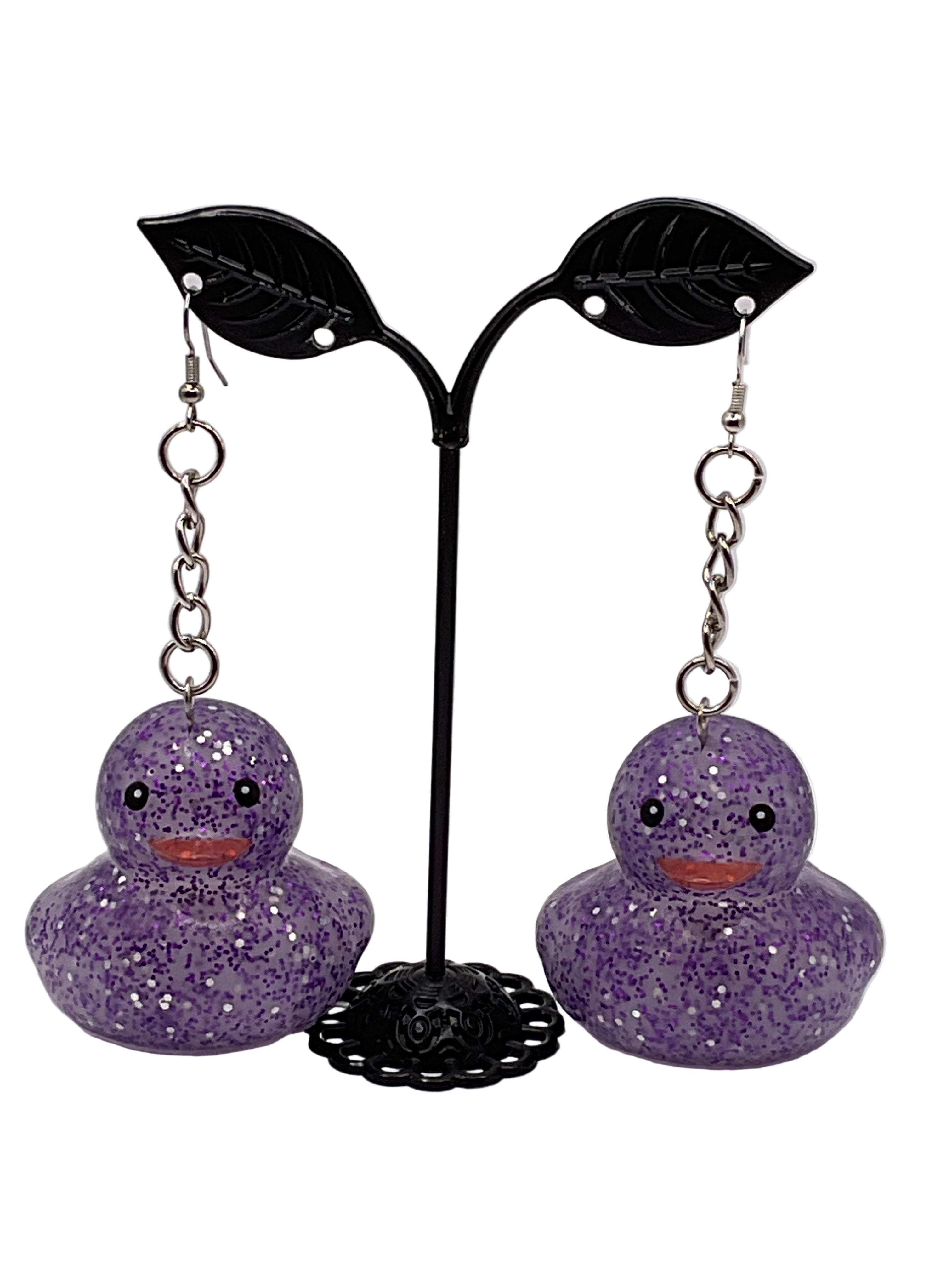 Large Rubber Ducky Earrings