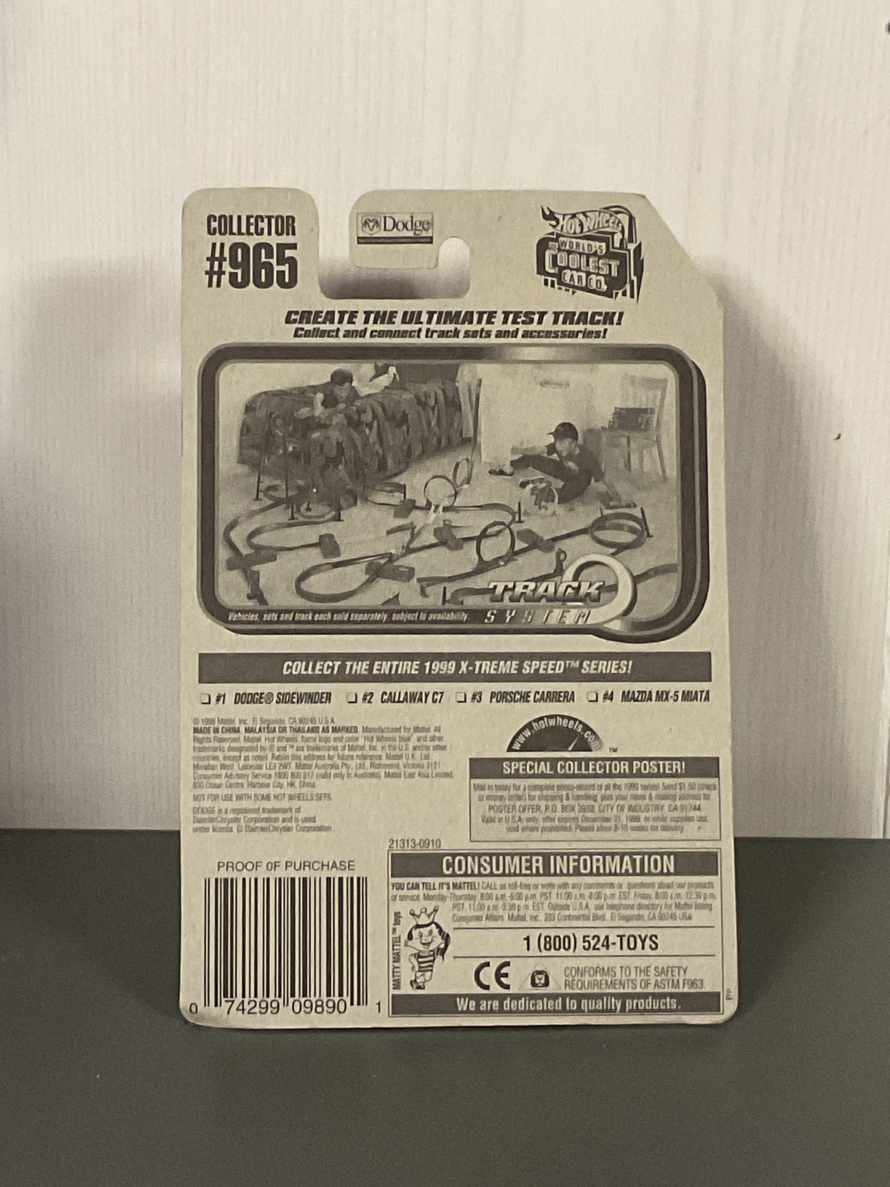 Hot Wheels Dodge Sidewinder Diecast White