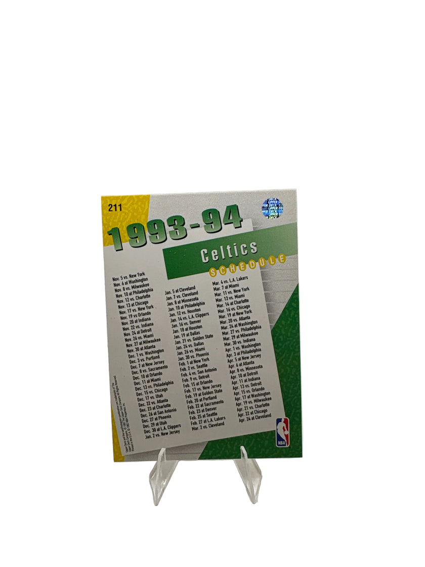 Upper Deck Boston Celtics Team Card