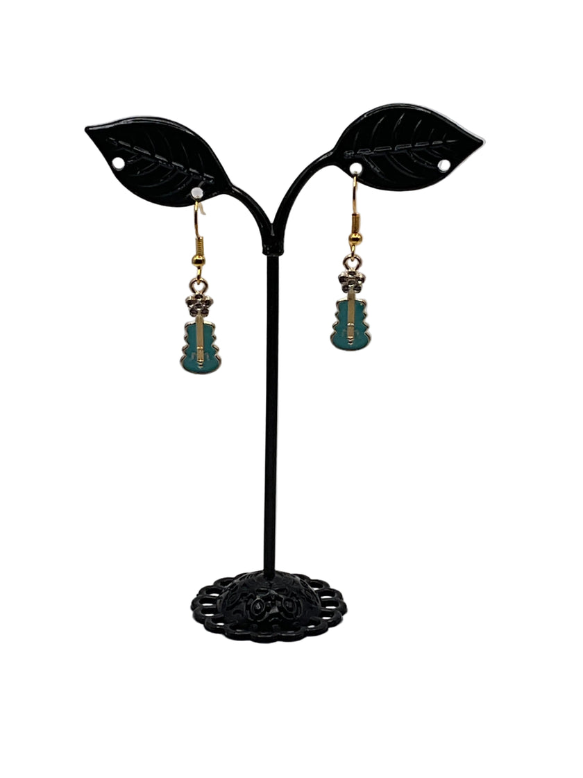 Musical instruments and note earrings