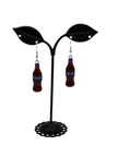 Pepsi bottle earrings