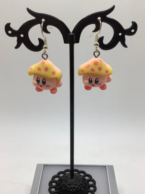 Mario mushroom earrings