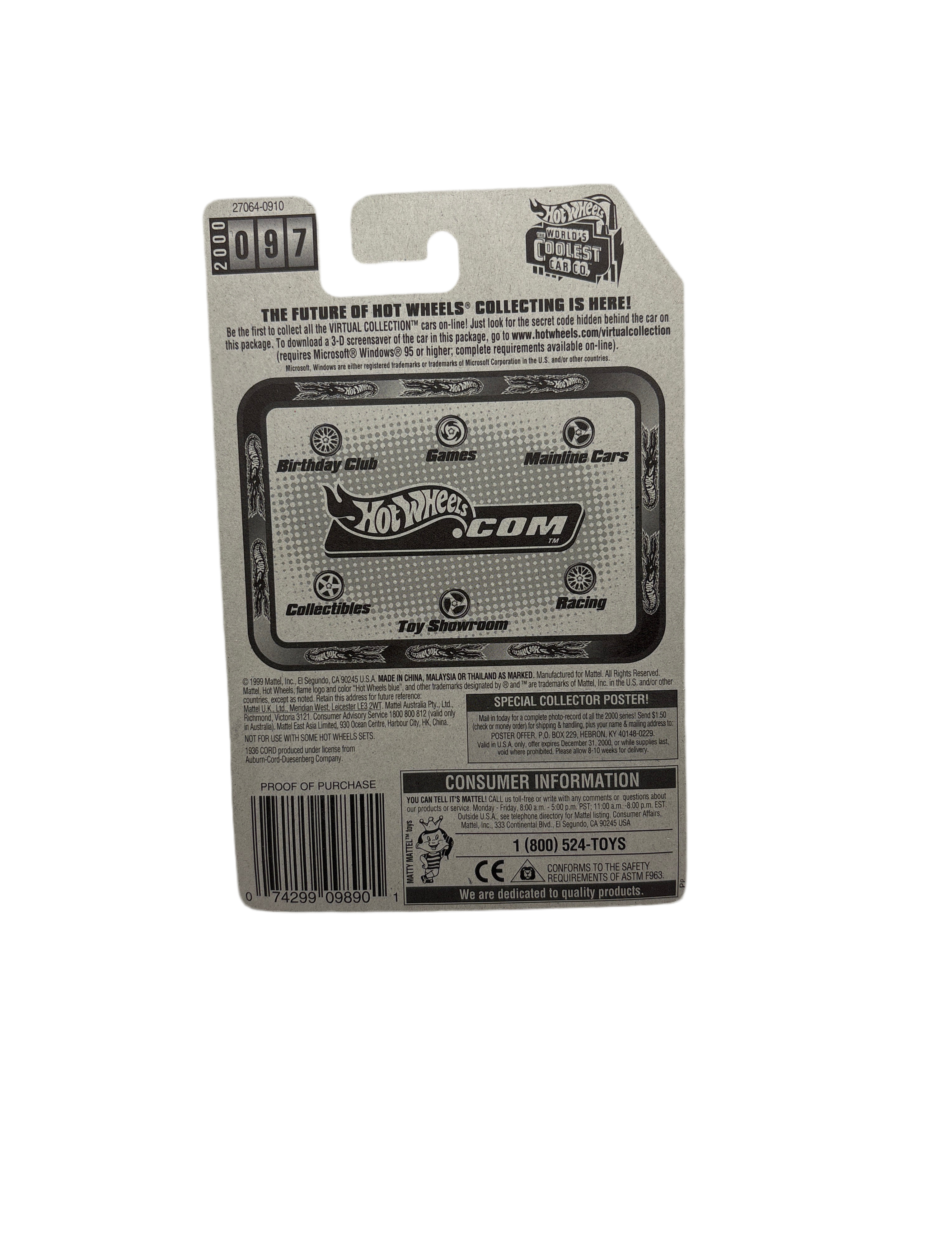 Hot Wheels 1936 Cord Diecast