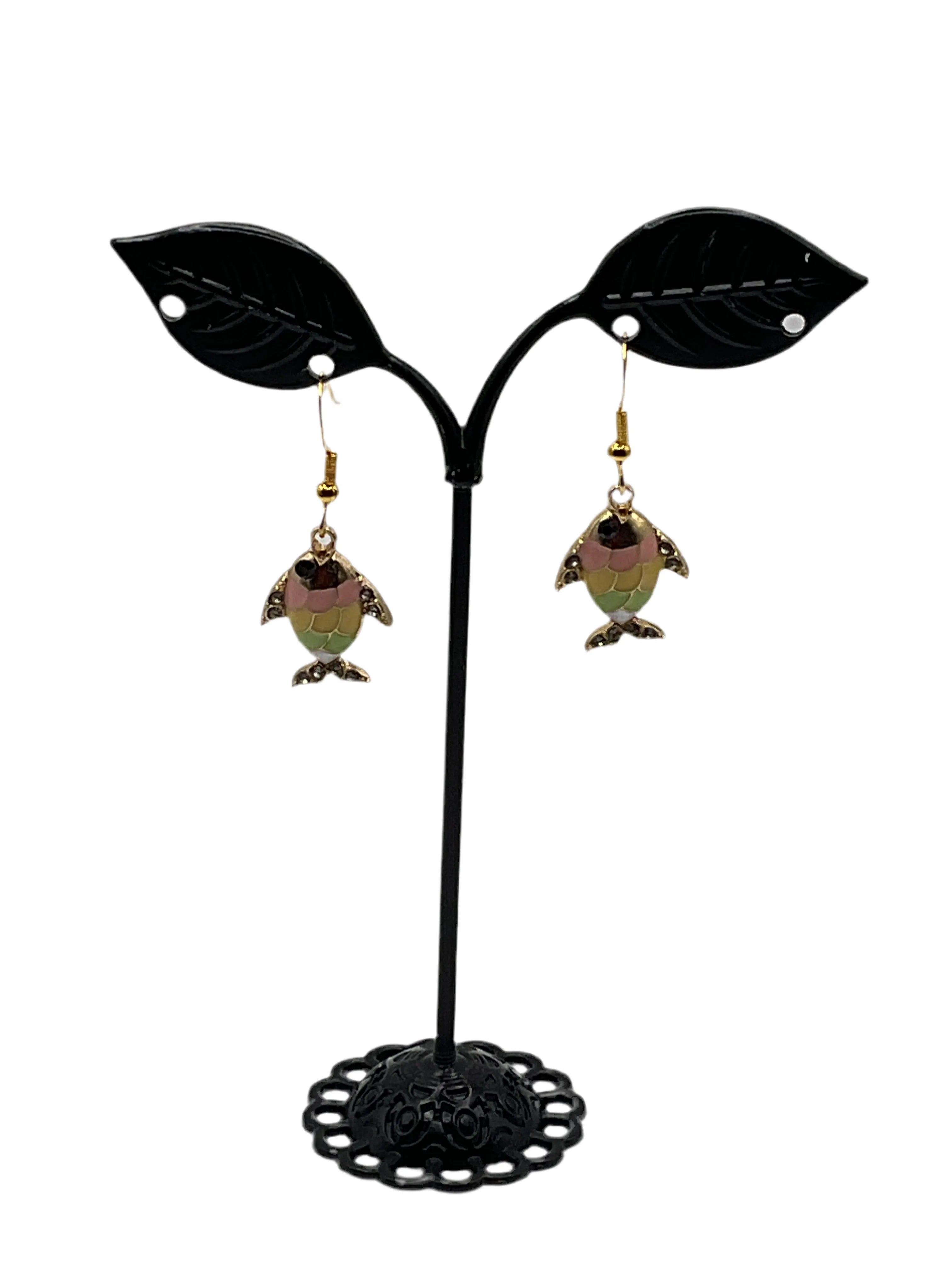 Colorful Pastel Fish Earrings