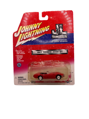 Johnny Lightning Playing Mantis Real Wheels 1967 Toyota 2000 GT red