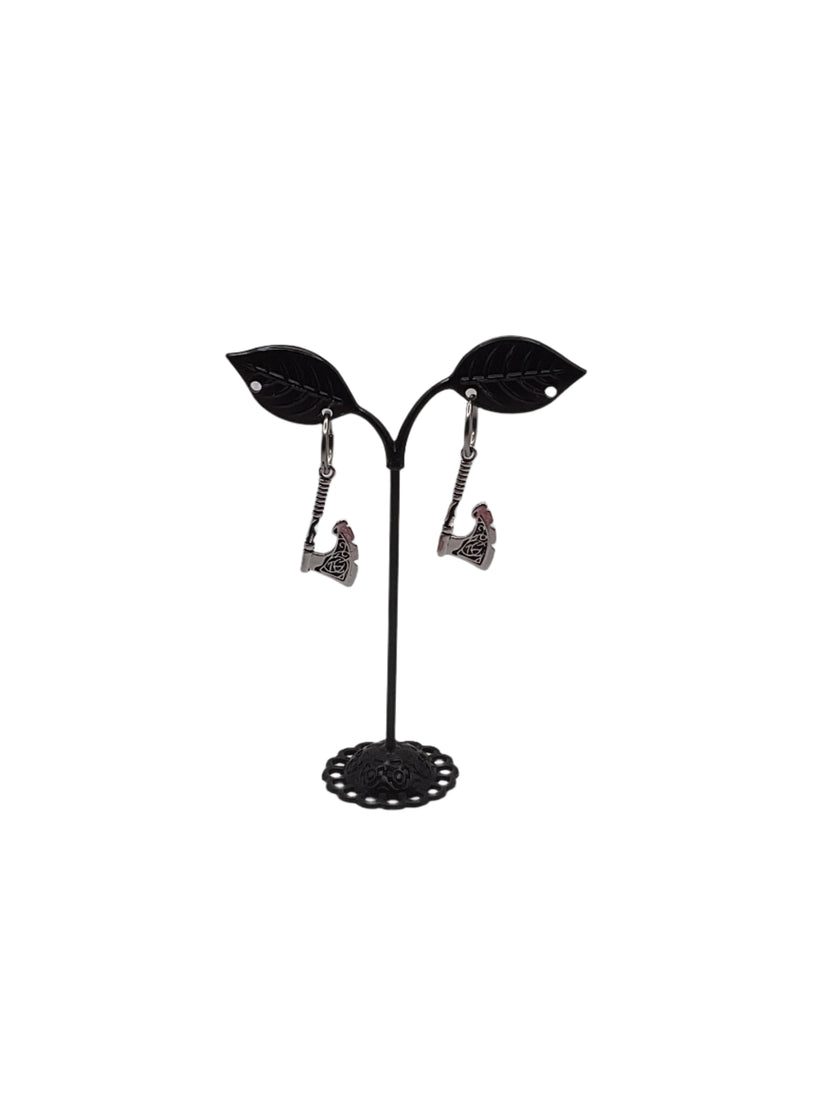 Battle Axe Earrings 2