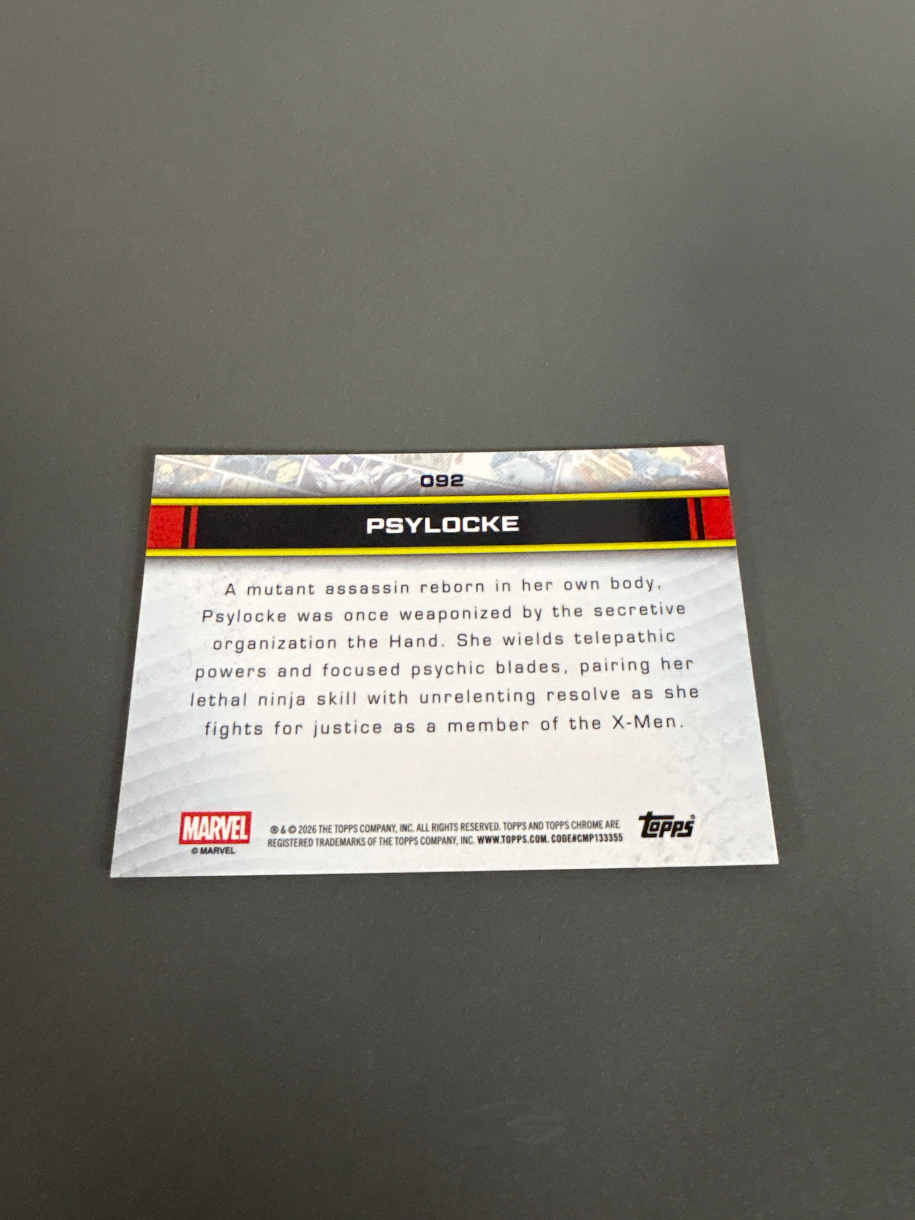 Topps Psylocke