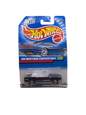Hot Wheels 65 Mustang Convertible Diecast blue