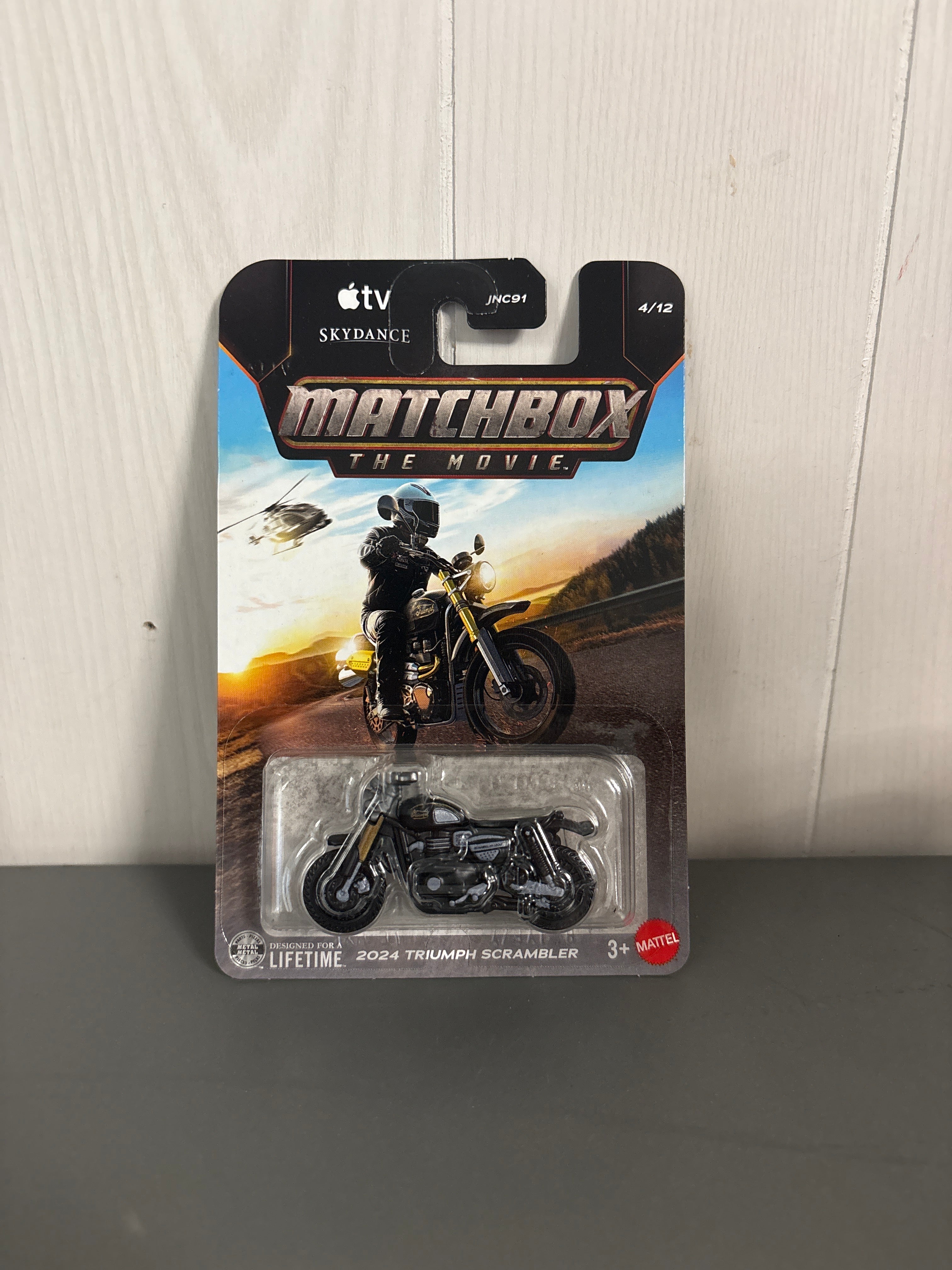 Matchbox 2024 Triumph Scrambler Diecast black