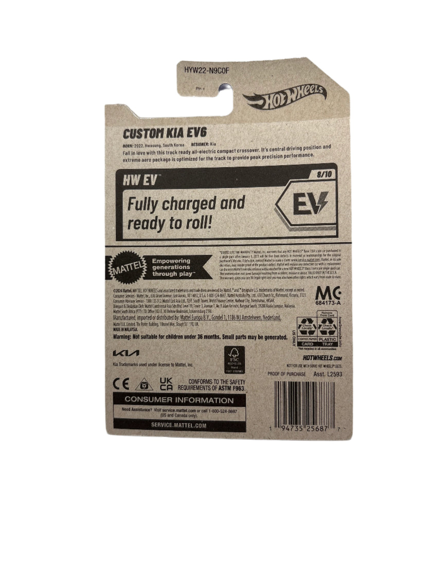 Hot Wheels Custom Kia EV6 Diecast