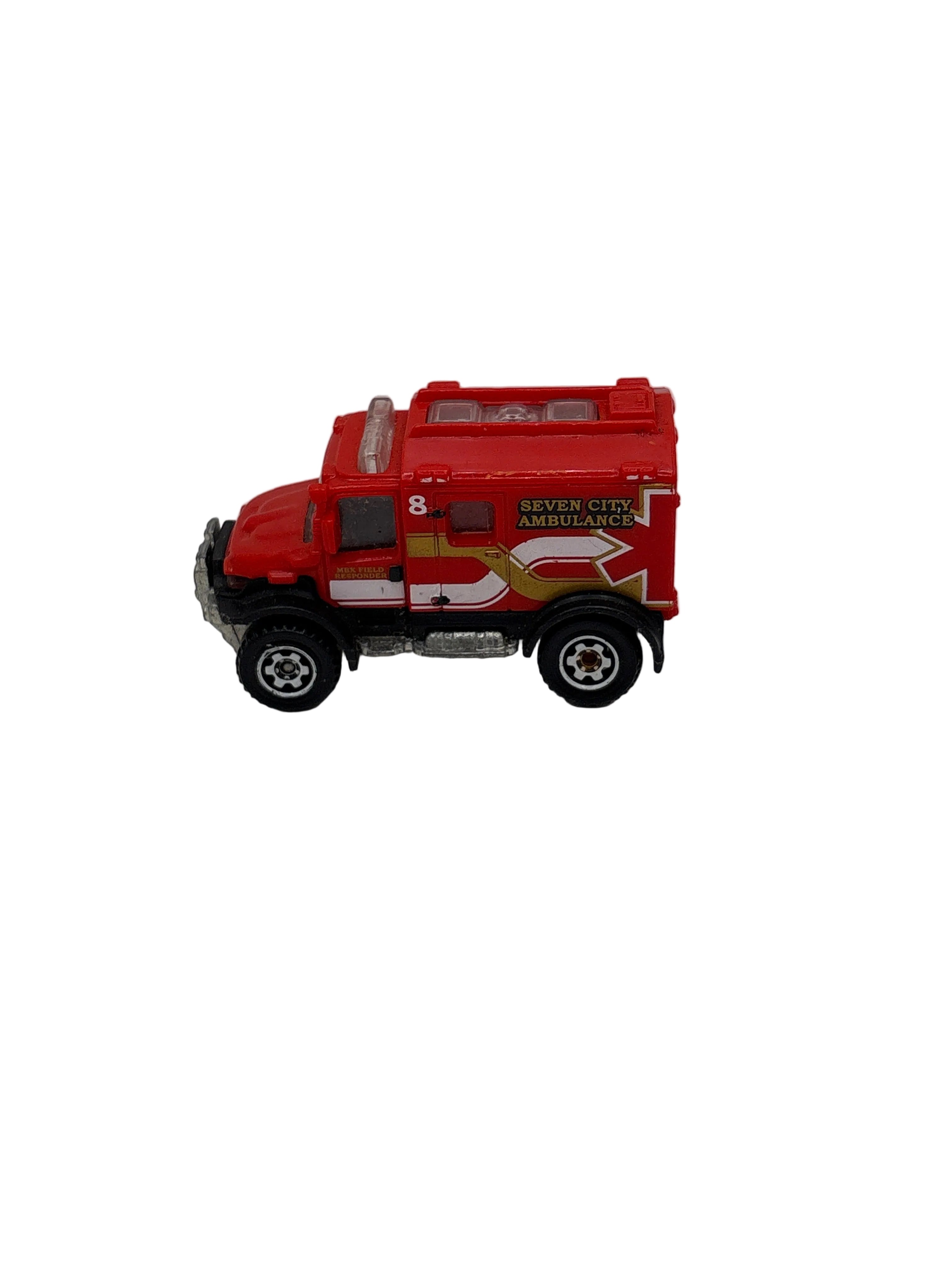 Matchbox 4x4 Scrambulance Diecast red