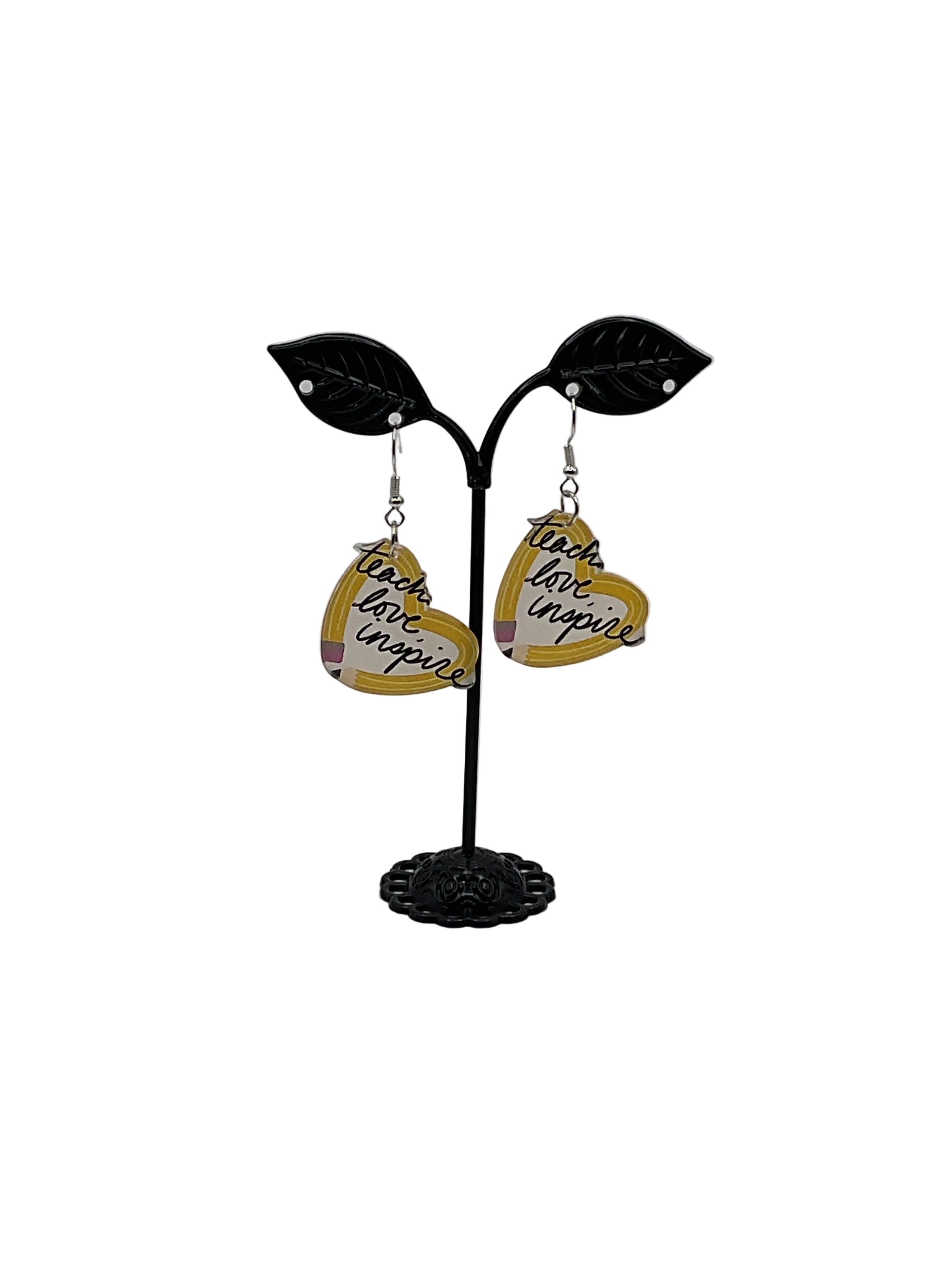 Teach,Love and Inspire Earrings