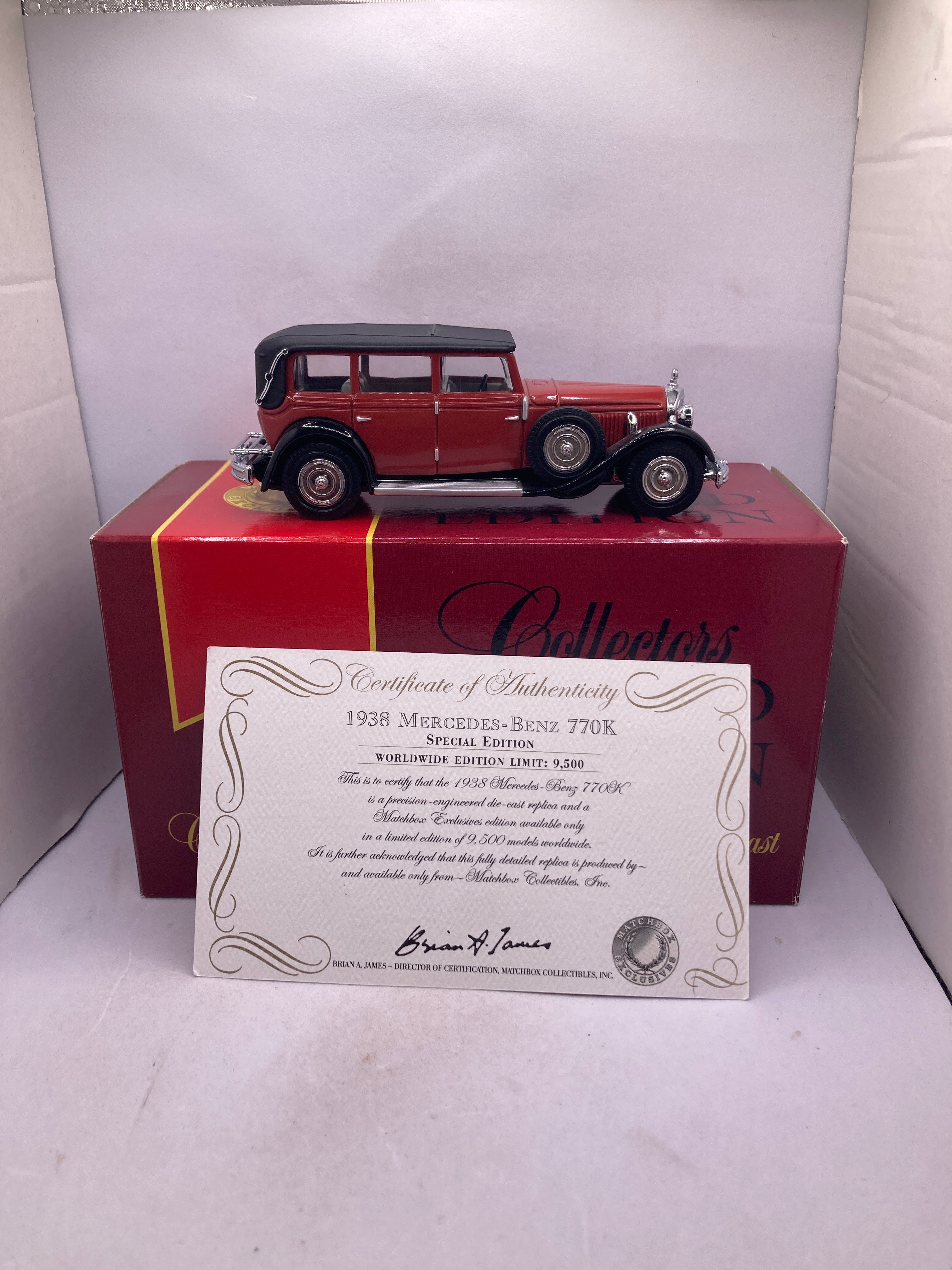 Matchbox 1938 Mercedes-Benz 770K Diecast