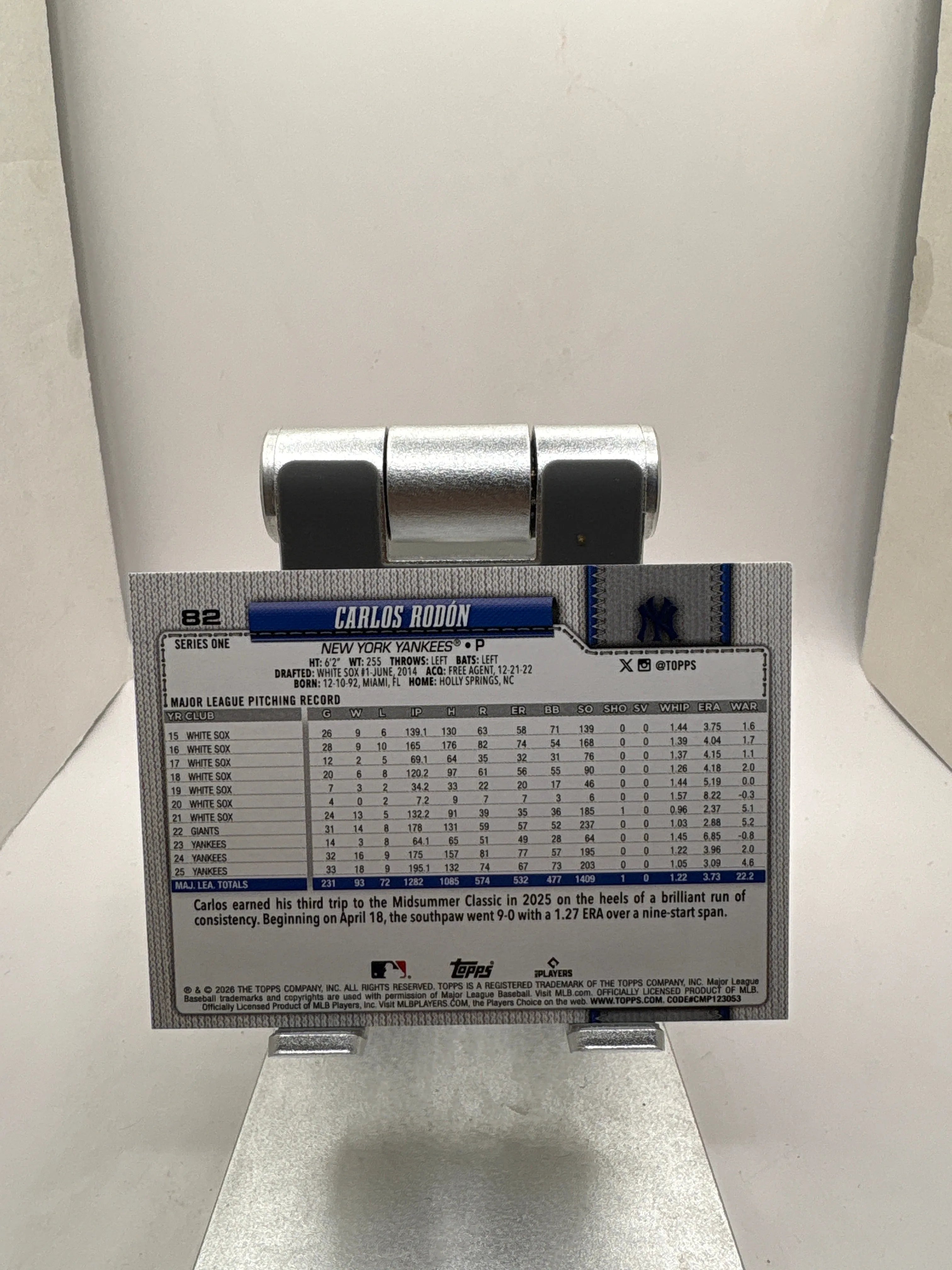 Topps Carlos Rodon