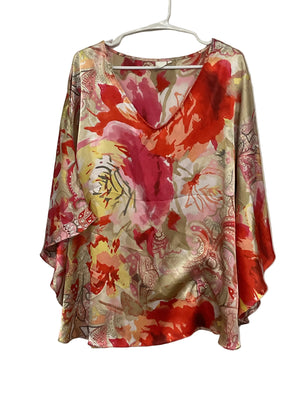 Silky Floral Blouse