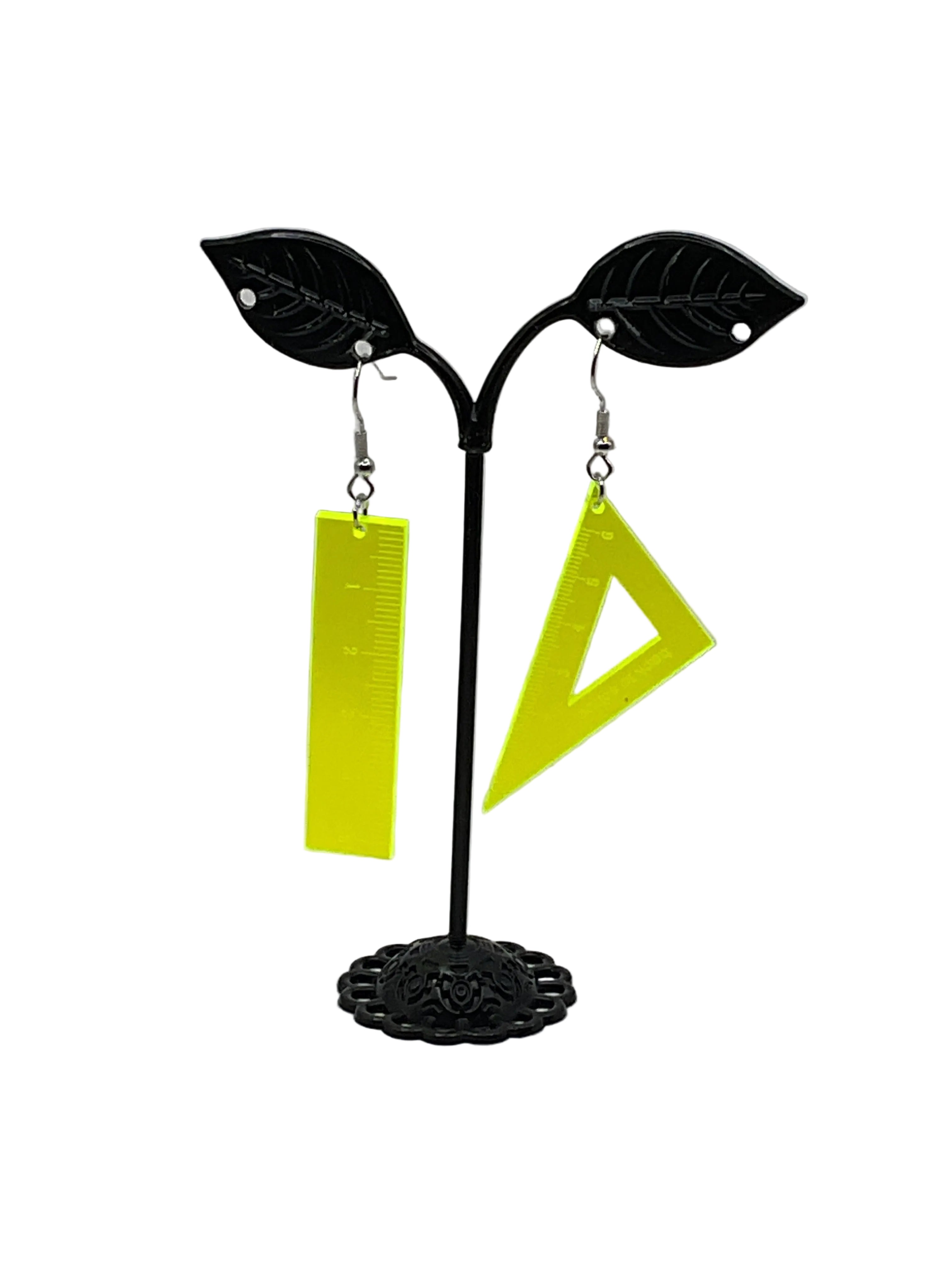 Trigon and Ruler Earrings