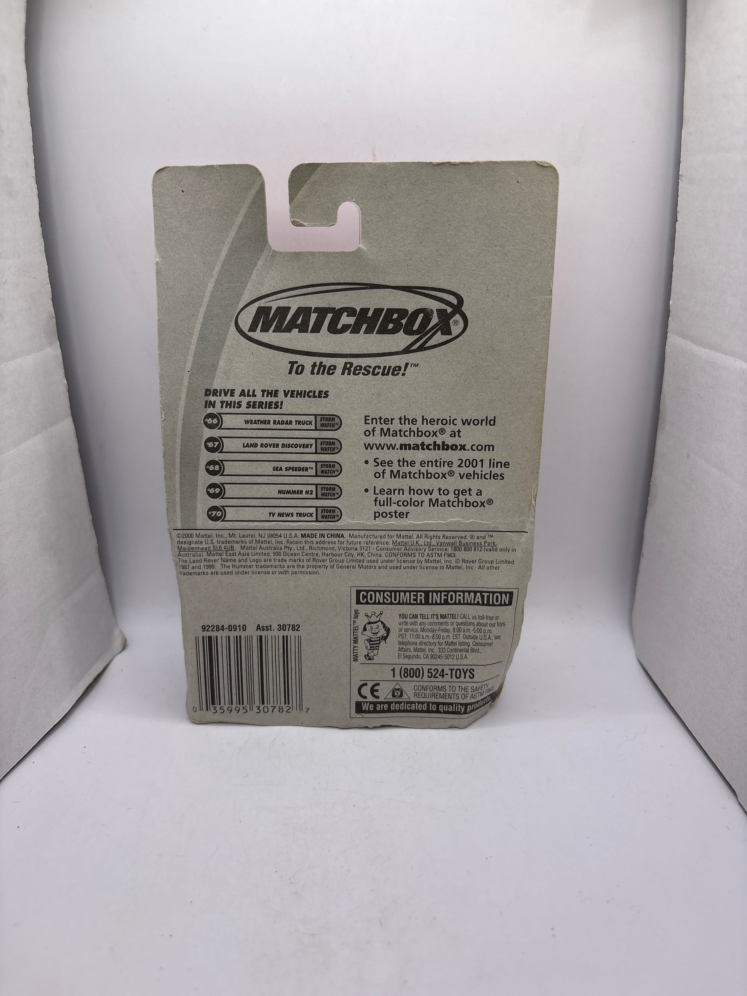 Matchbox TV News Truck Diecast