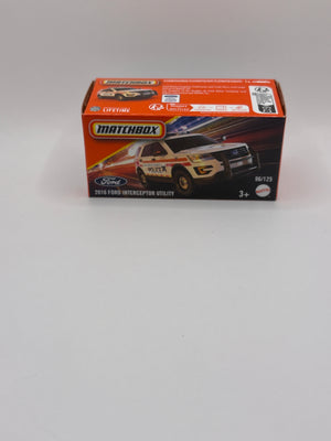 Matchbox 2016 Ford Interceptor Utility Diecast