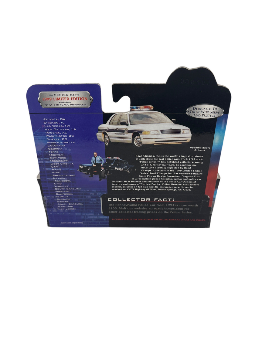 Road Champs Crown Victoria Diecast