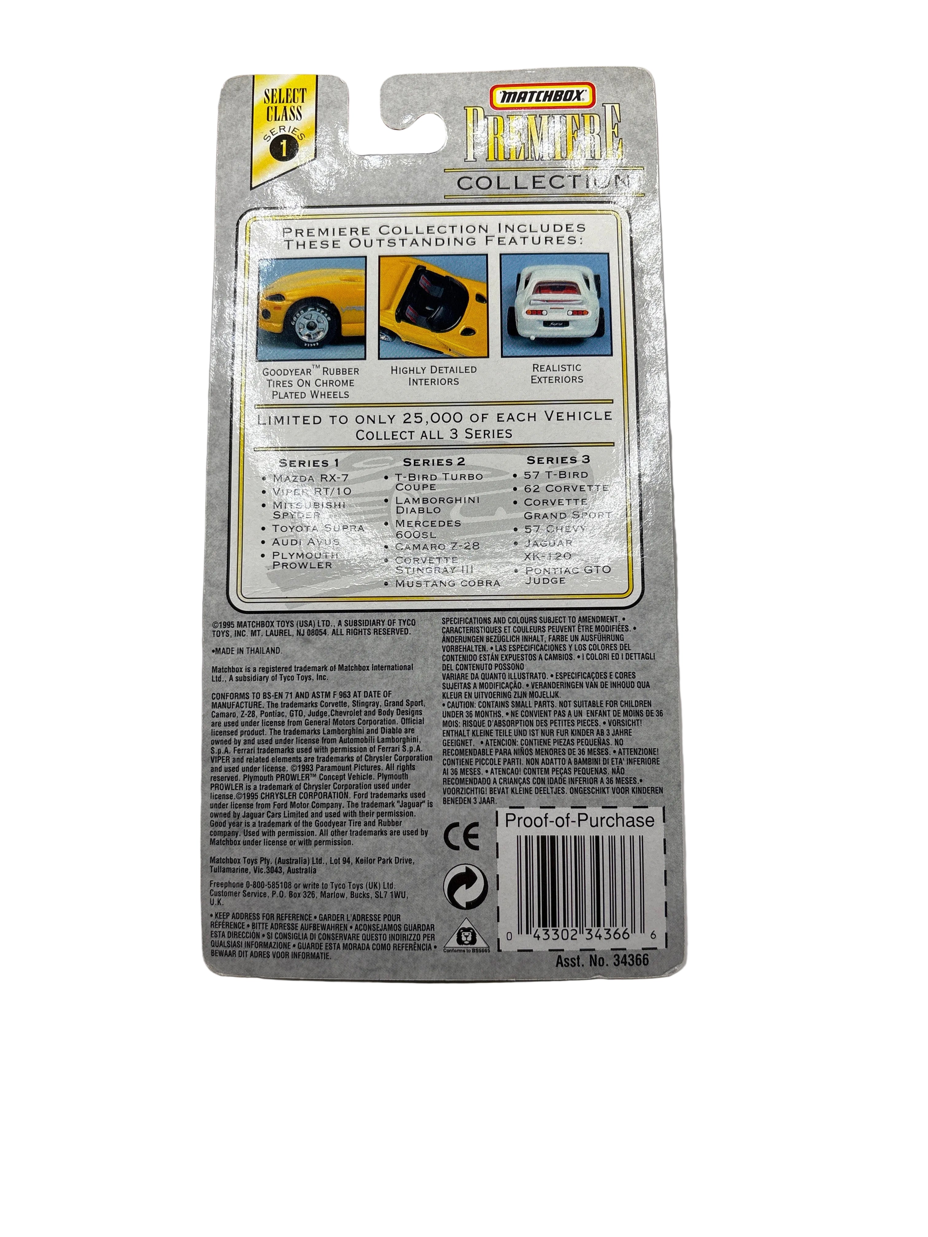 Matchbox Viper RT/10 Diecast green