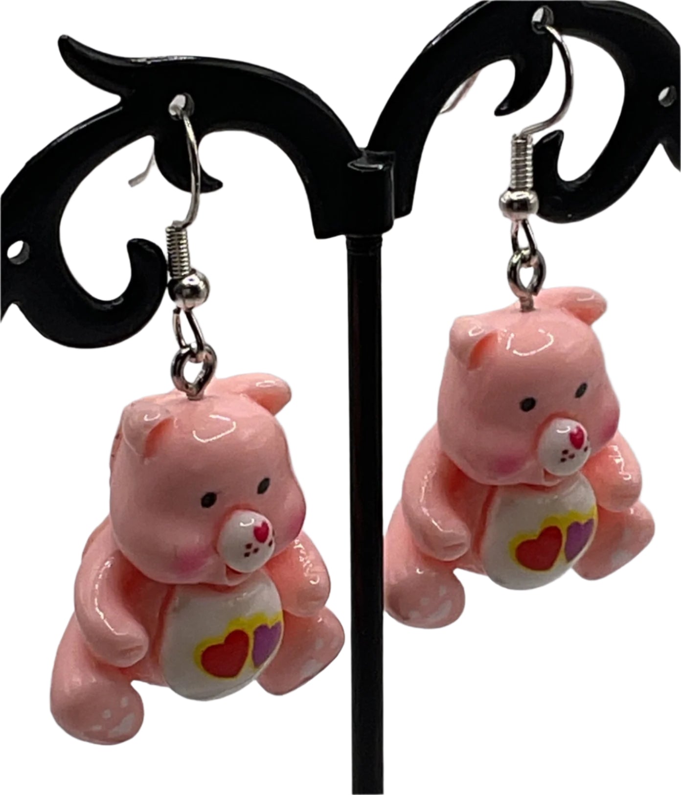 Care bear earrings