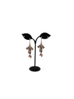 Robe and slipper earrings