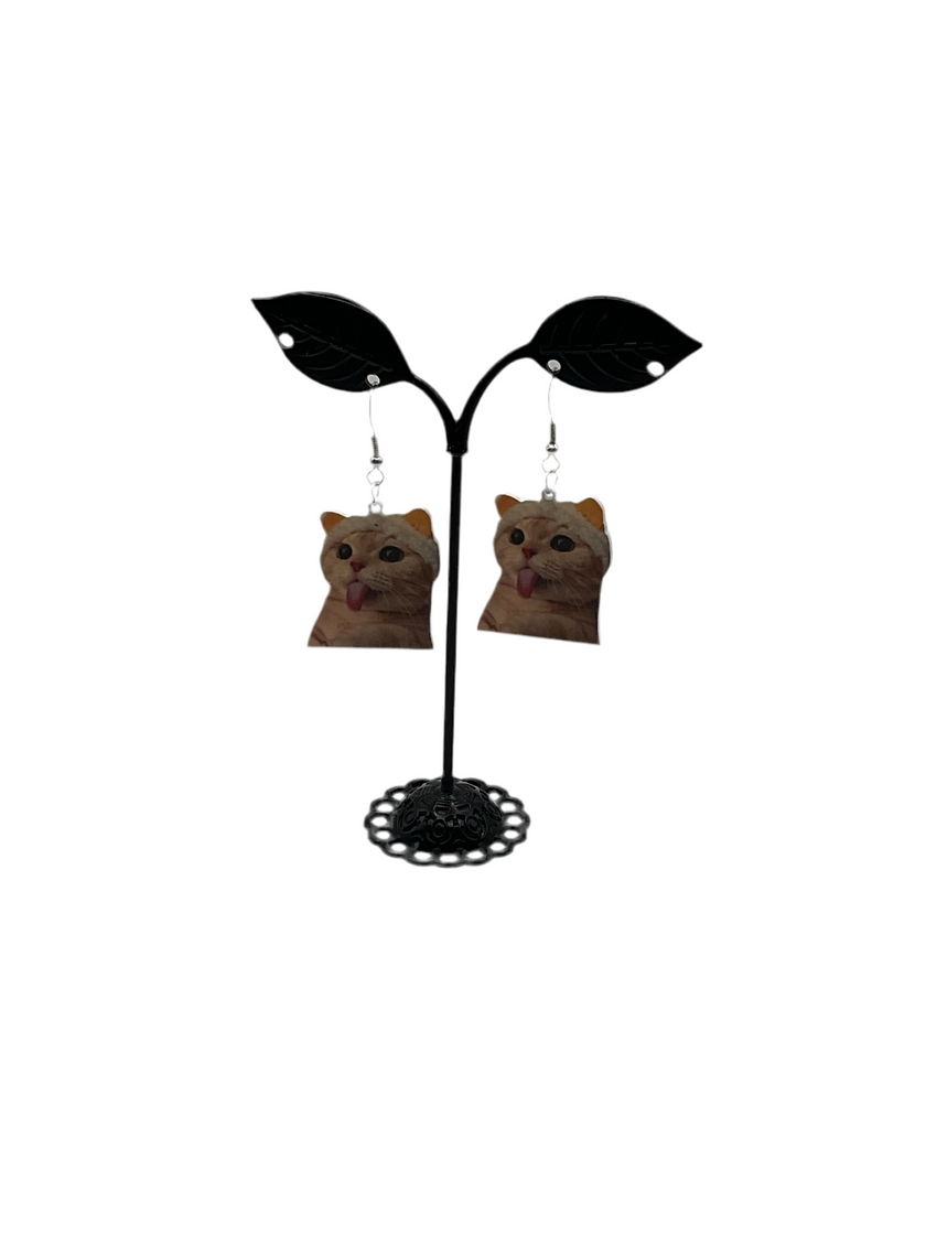 Cat Earrings 4