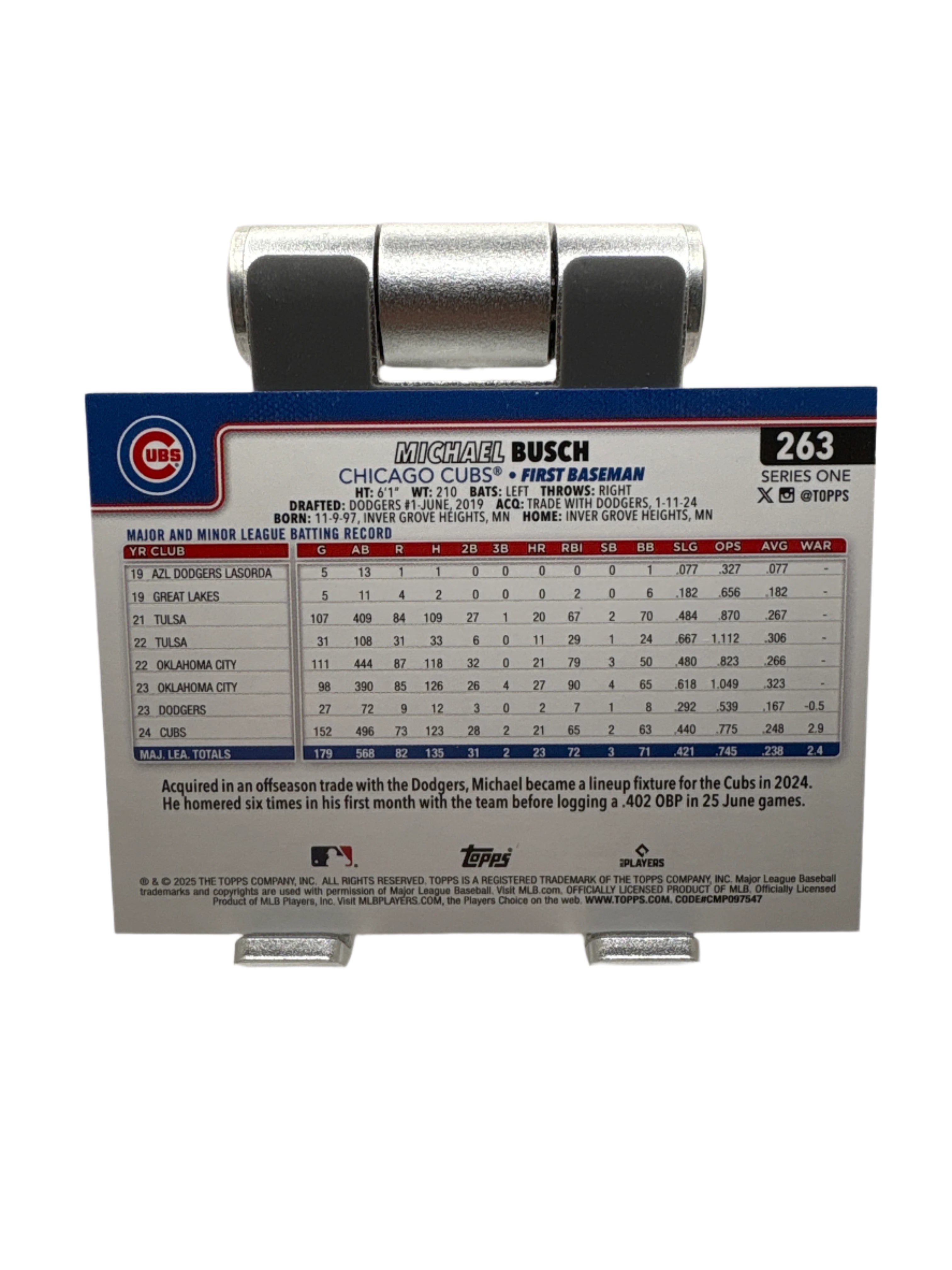 Topps Michael Busch