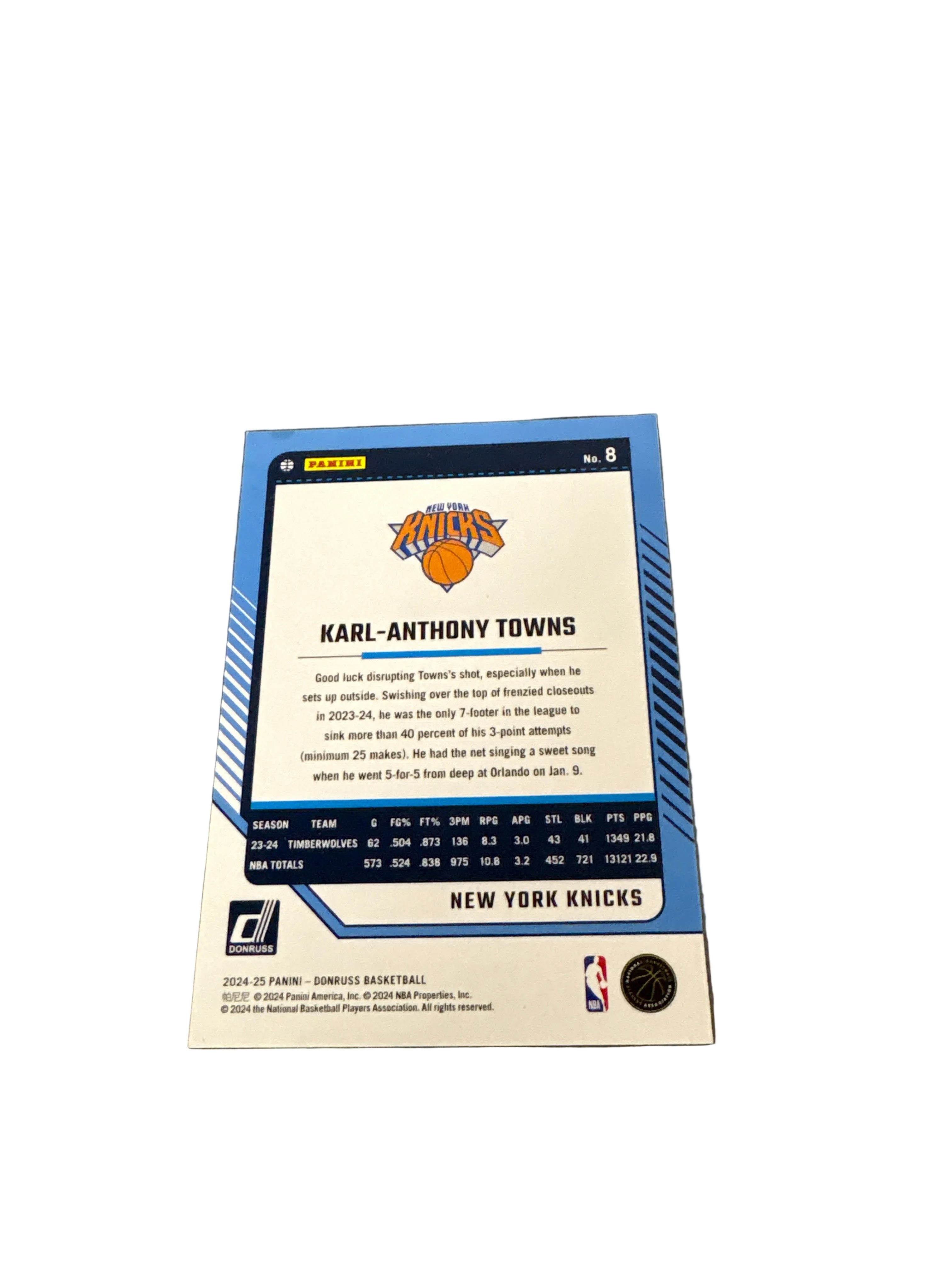 Donruss Karl-Anthony Towns